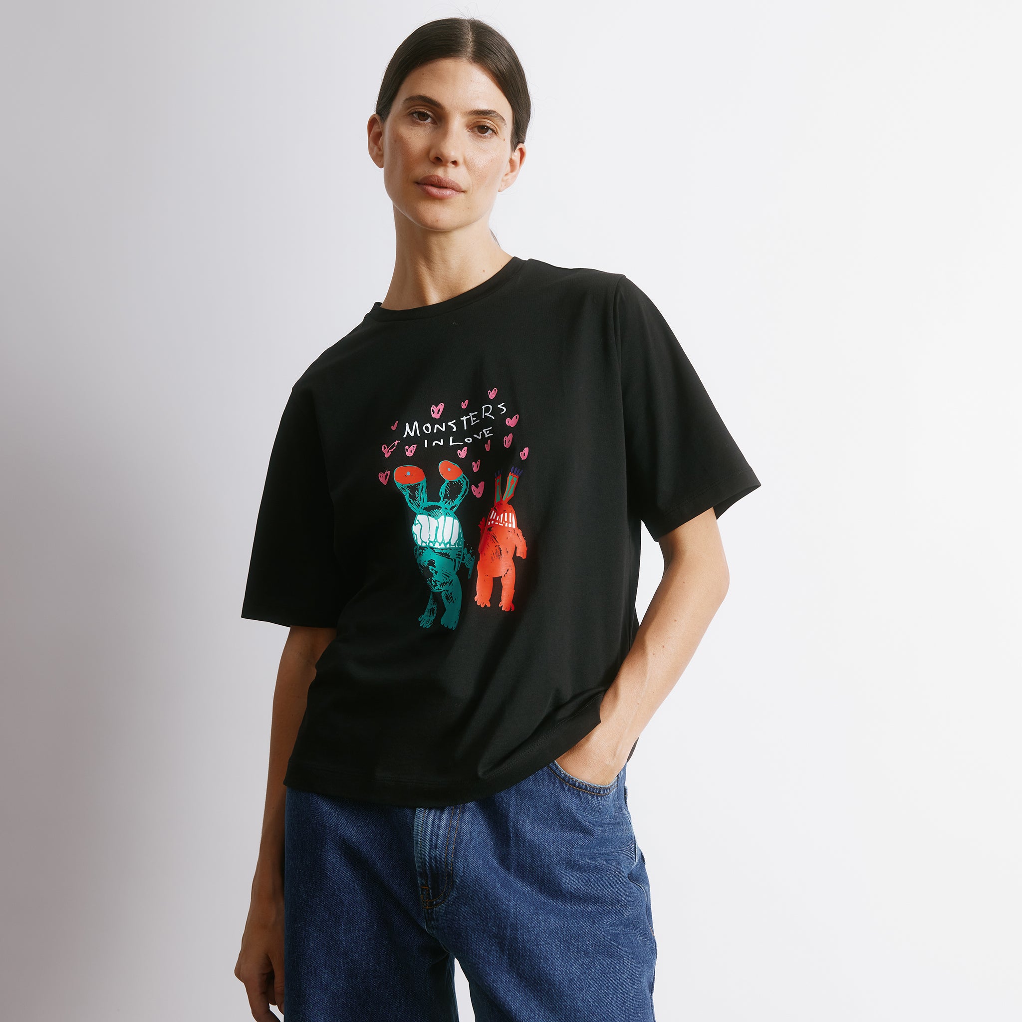 Mr D Monsters In Love Graphic Tee