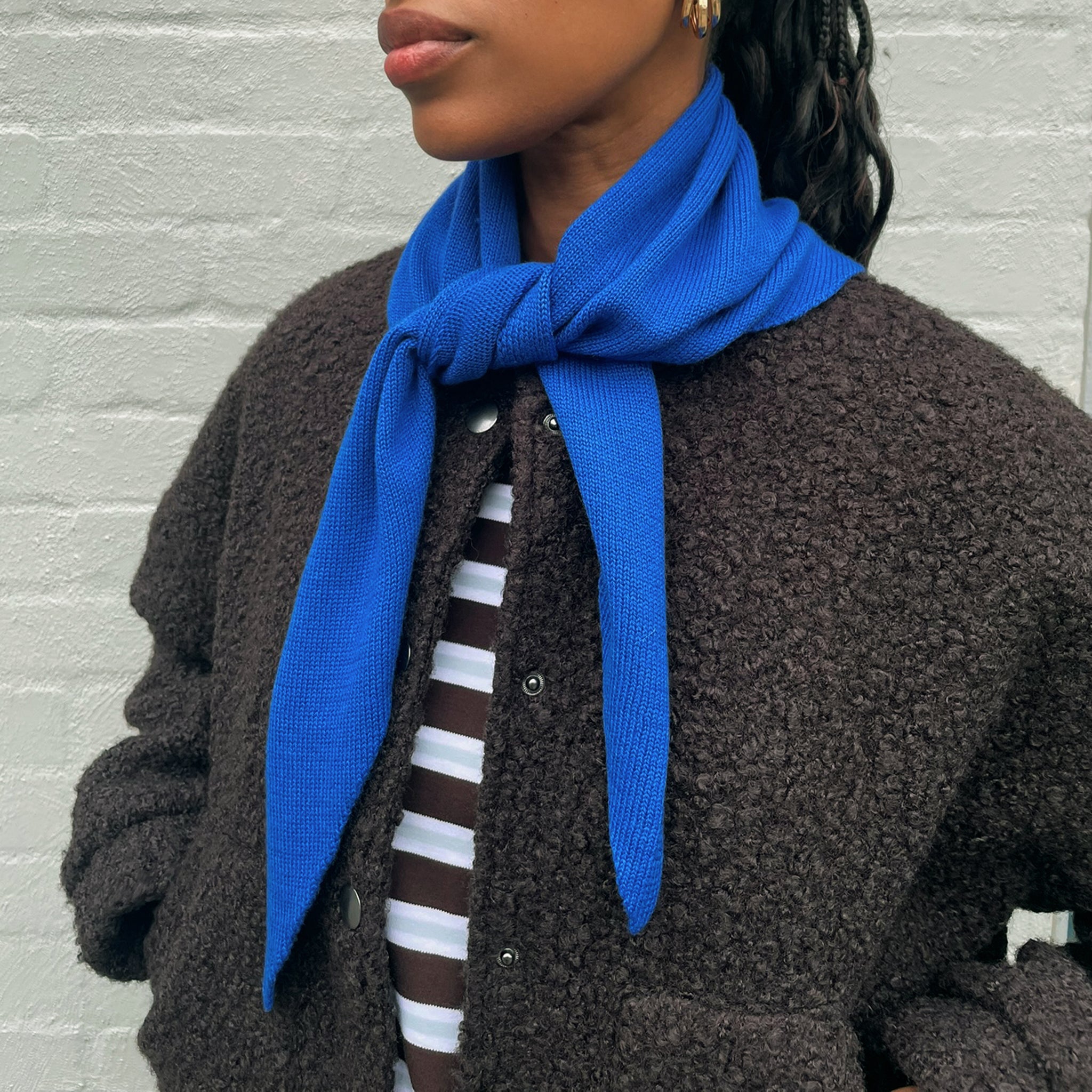 Blue Square Scarf