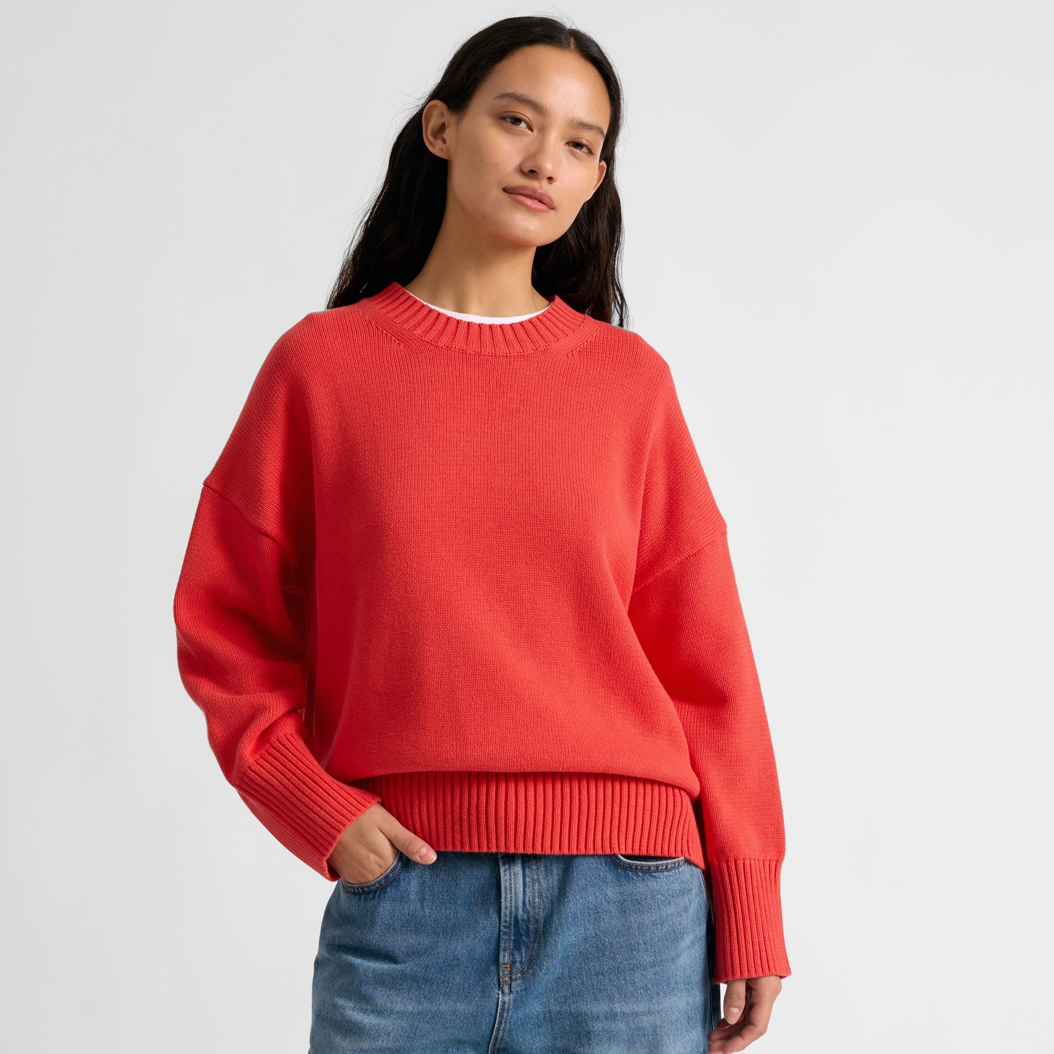 Orange Cotton Jumper
