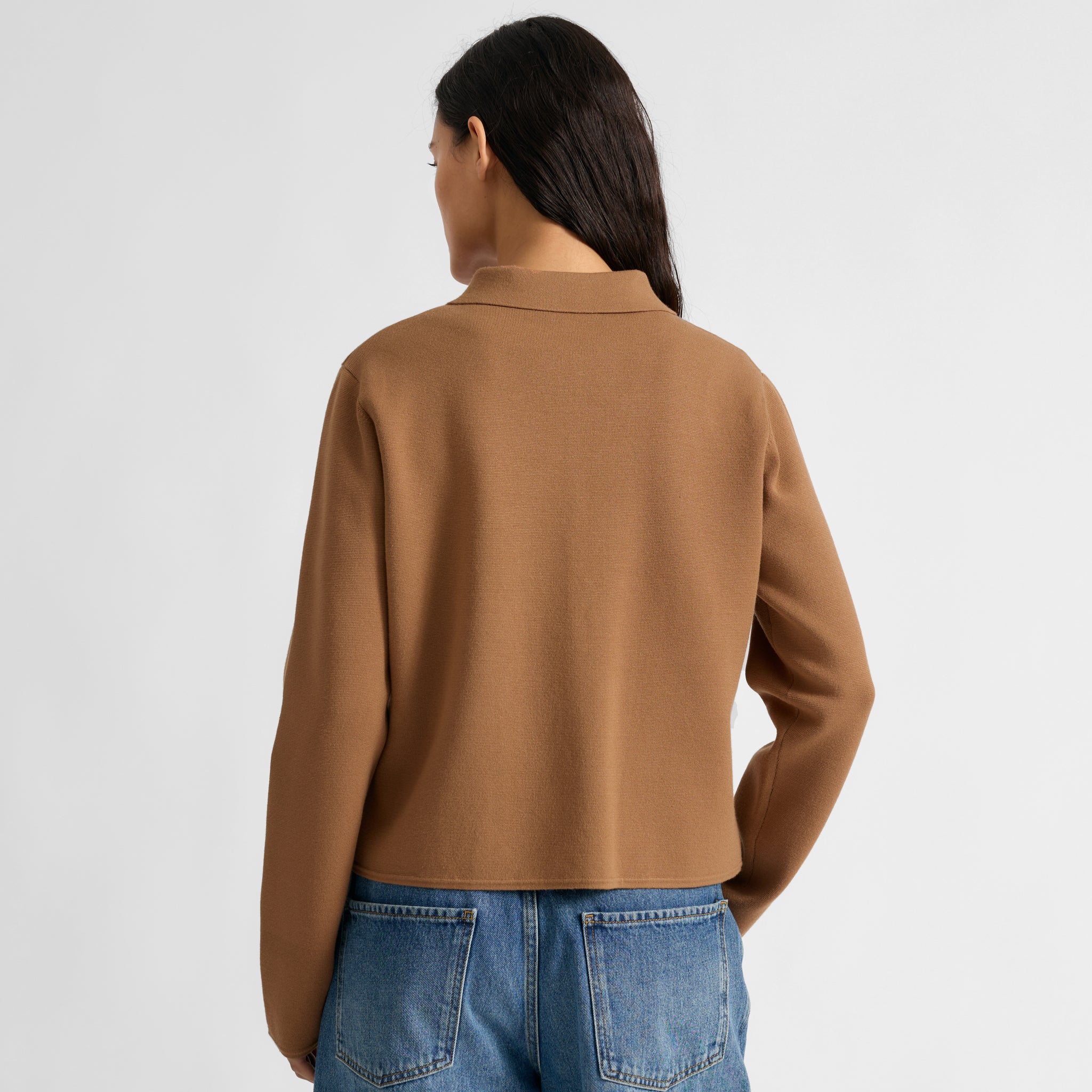 Tan Knitted Jacket