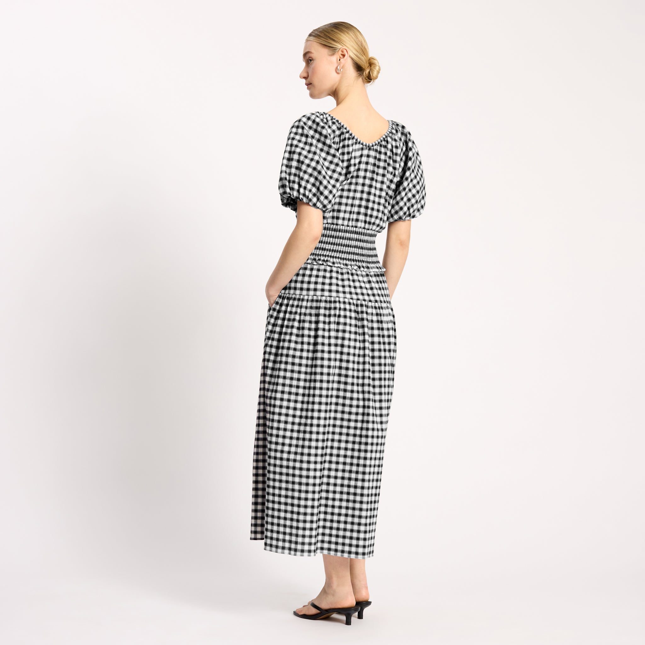 Black & White Gingham Dress