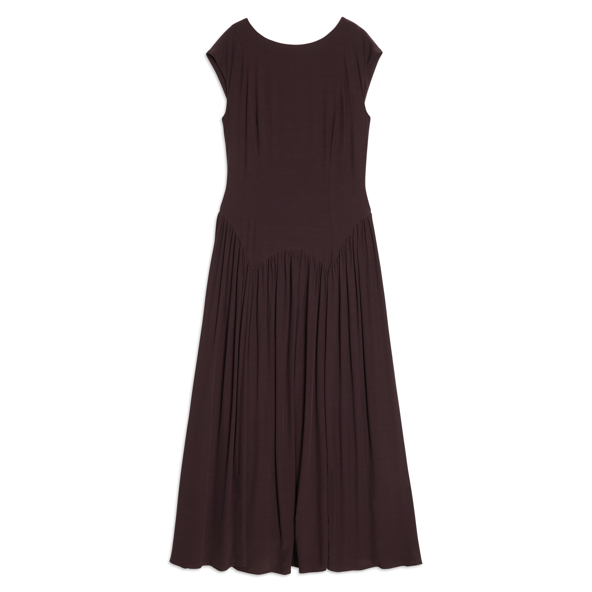 Dipped Drop Waist Maxi Dress