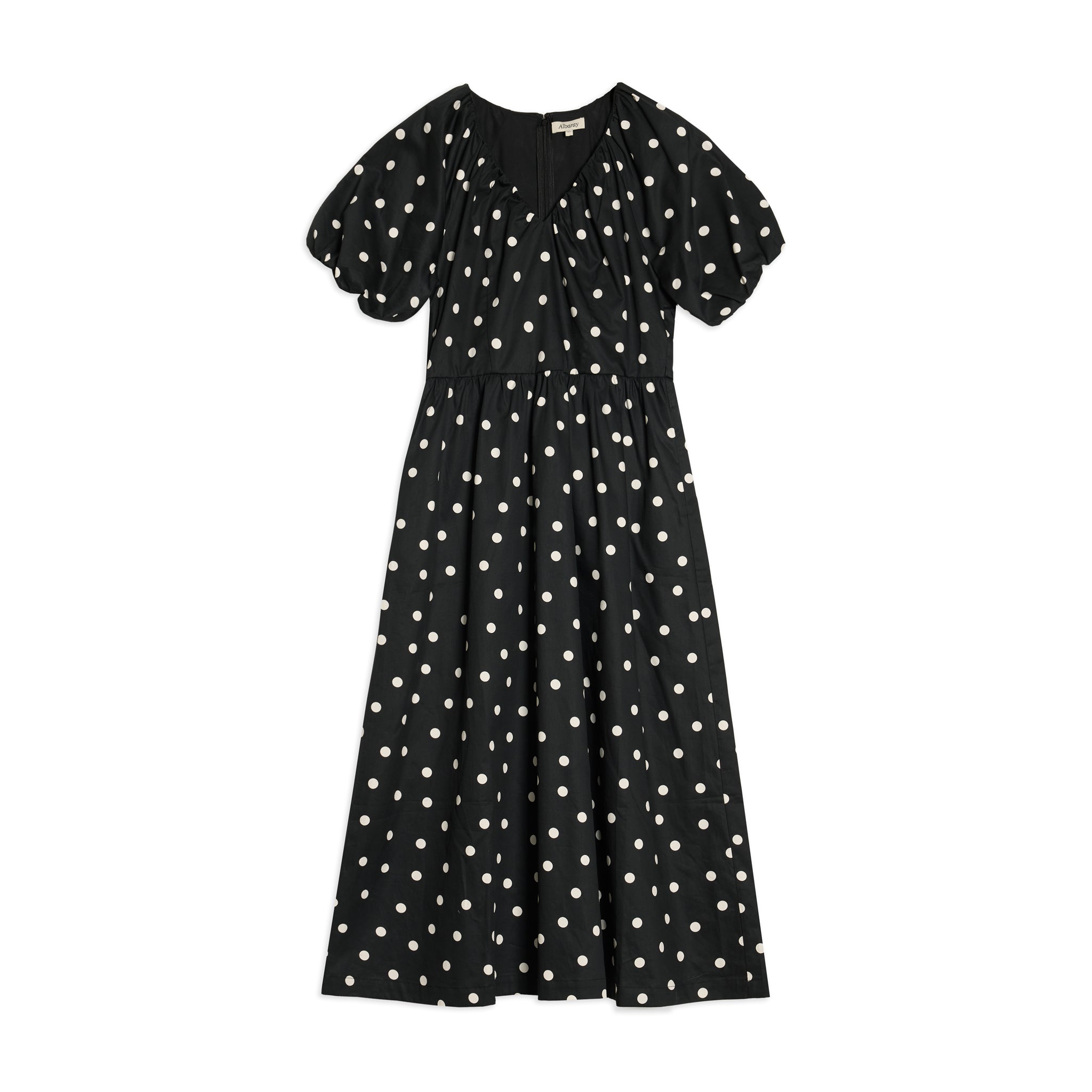 Black and White Spot Dress