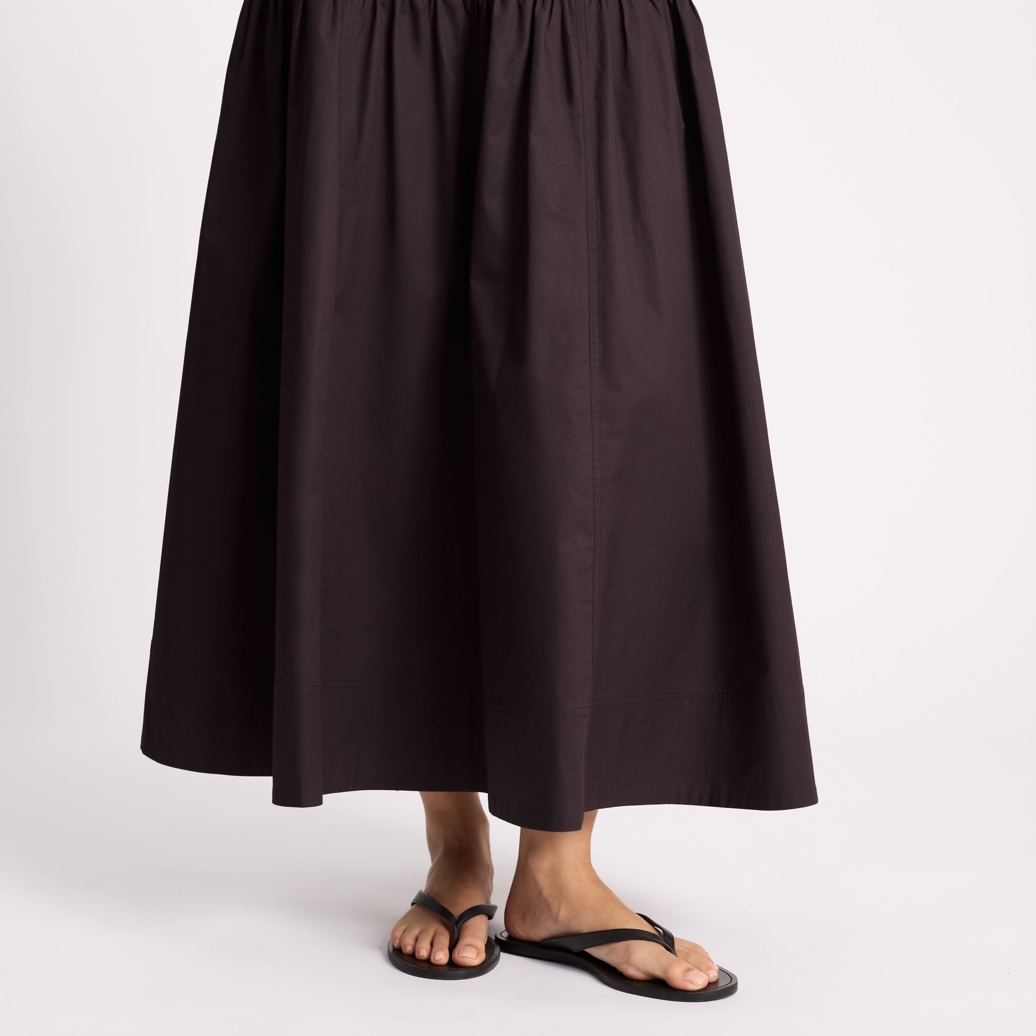 Cotton Sateen Full Skirt