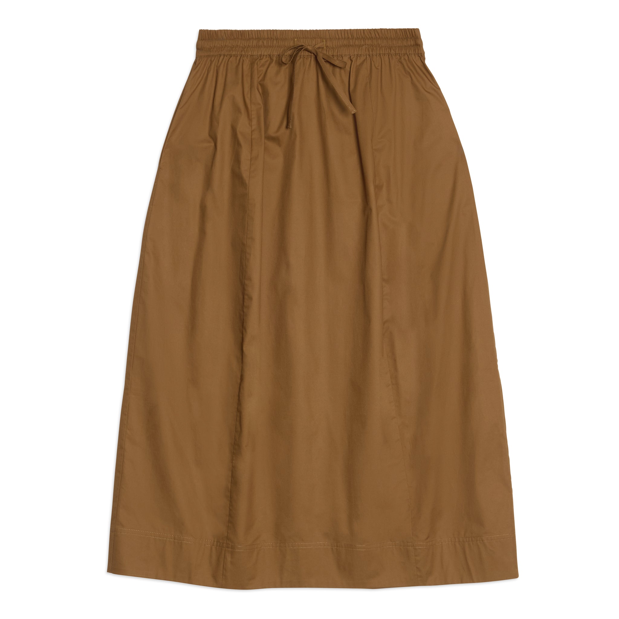 Cotton Sateen Lantern Skirt