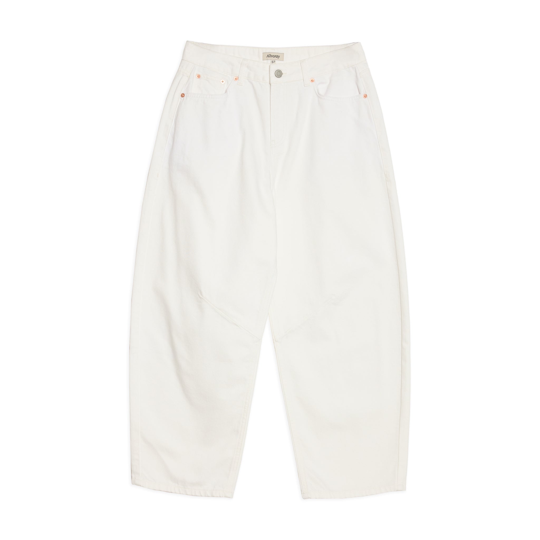White Barrel Jeans