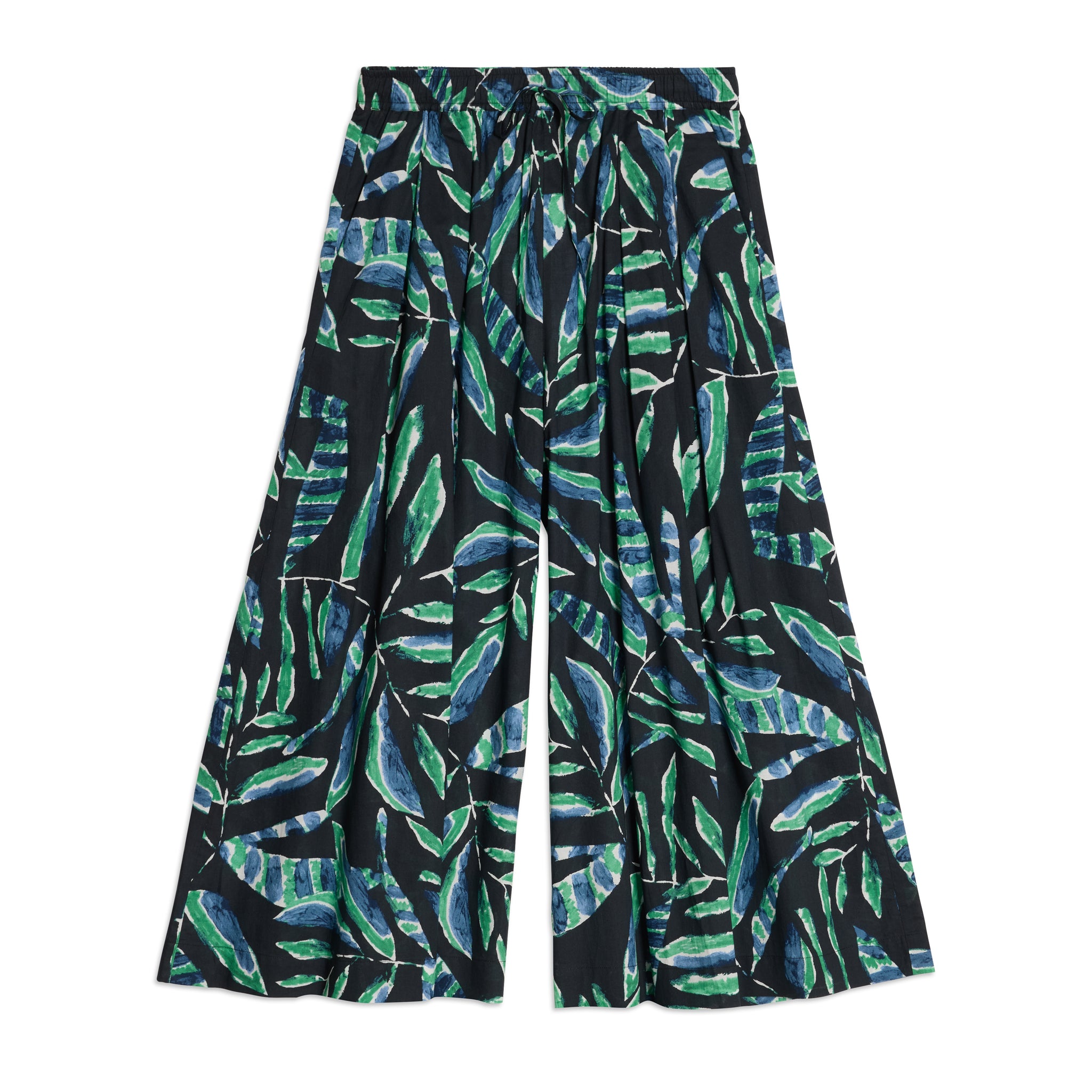 Painterly Palm Culottes