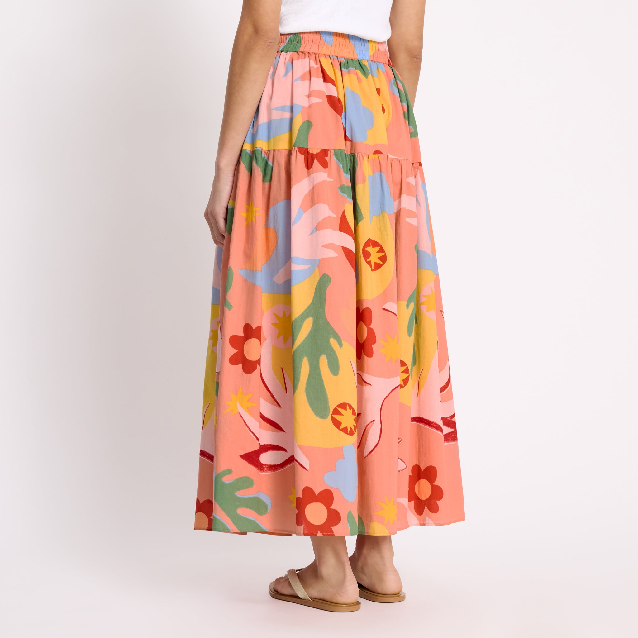 Tropique Print Skirt