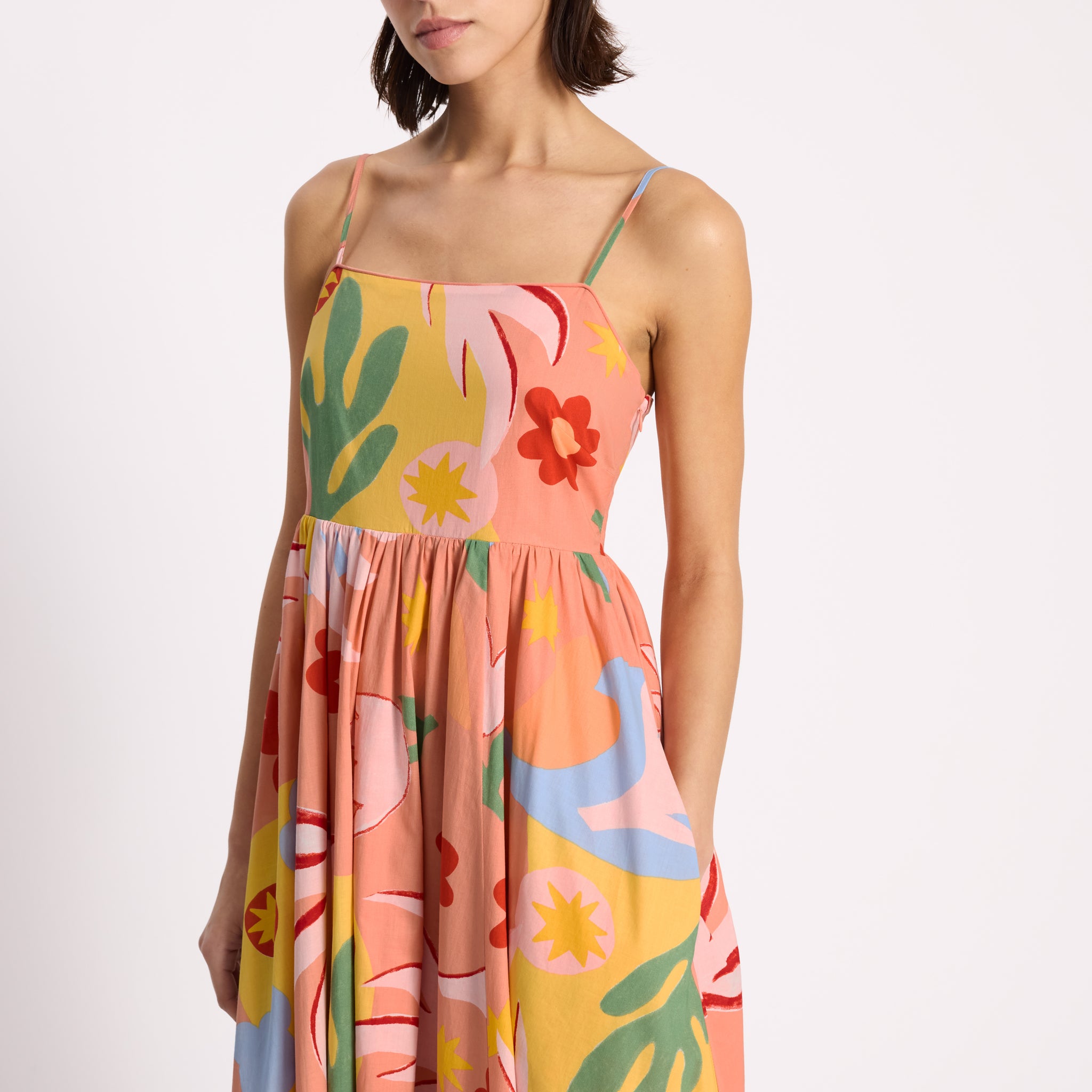 Tropique Print Sundress