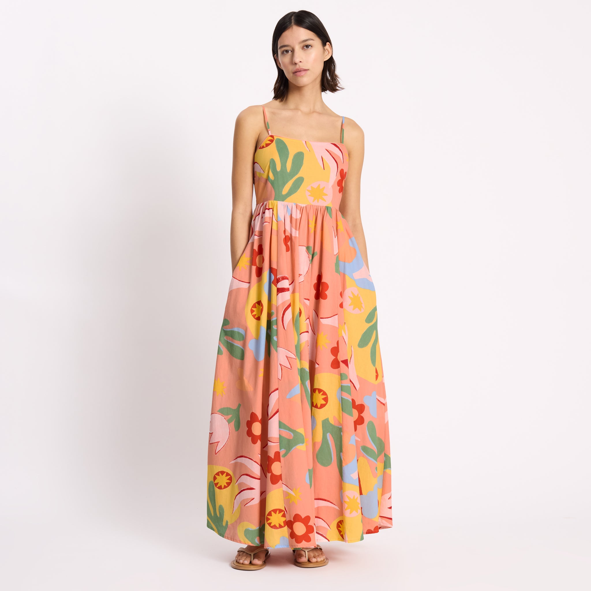 Tropique Print Sundress