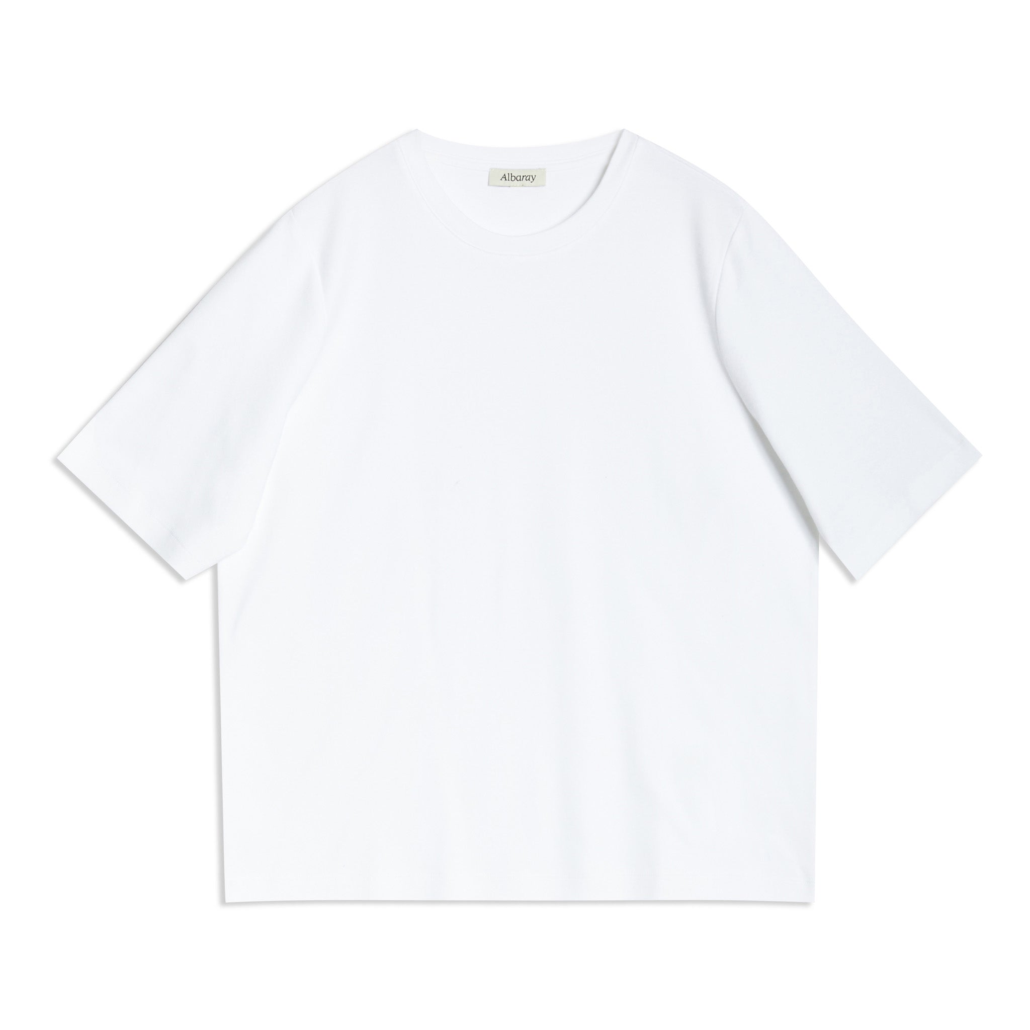 White Boxy Tee