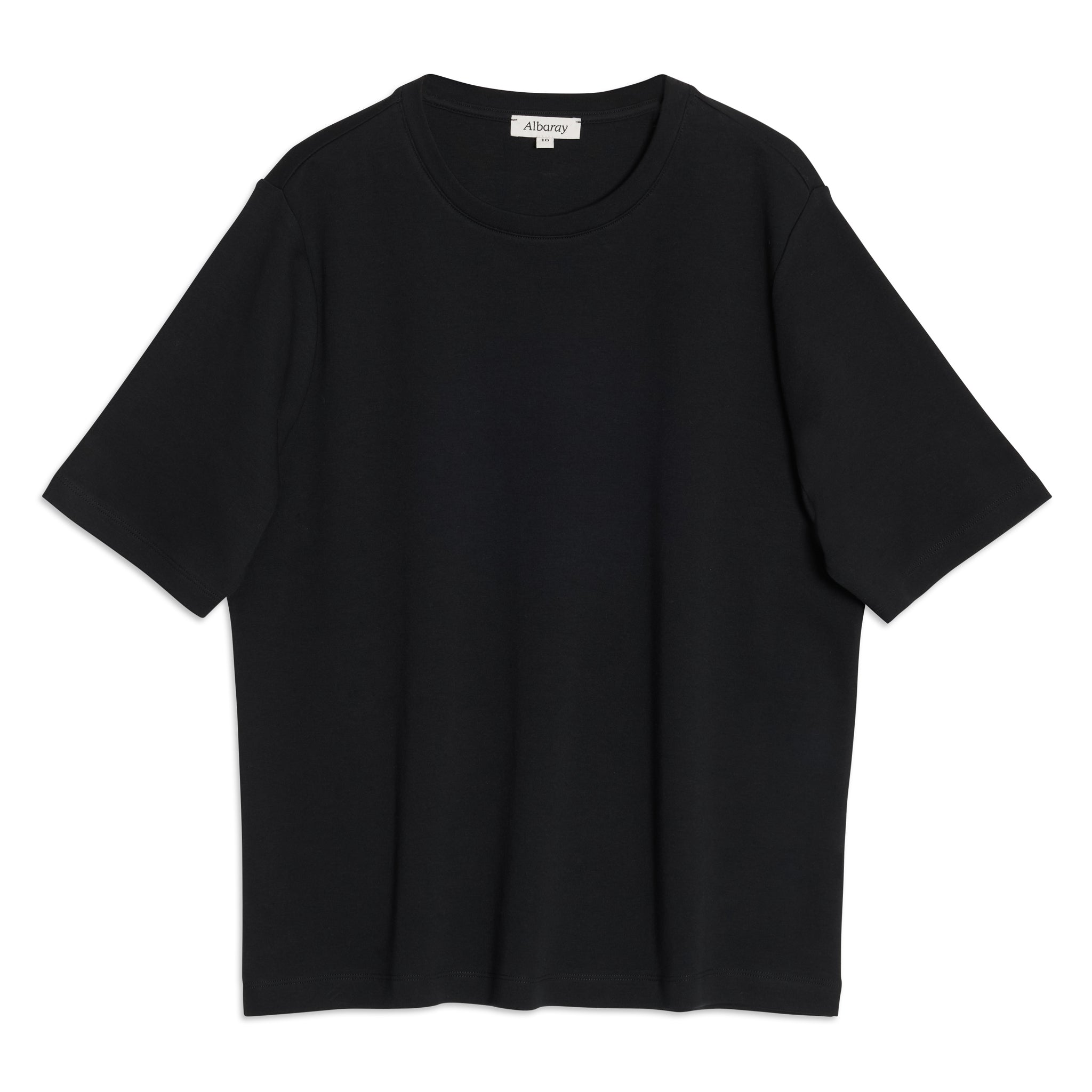 Black Boxy Tee
