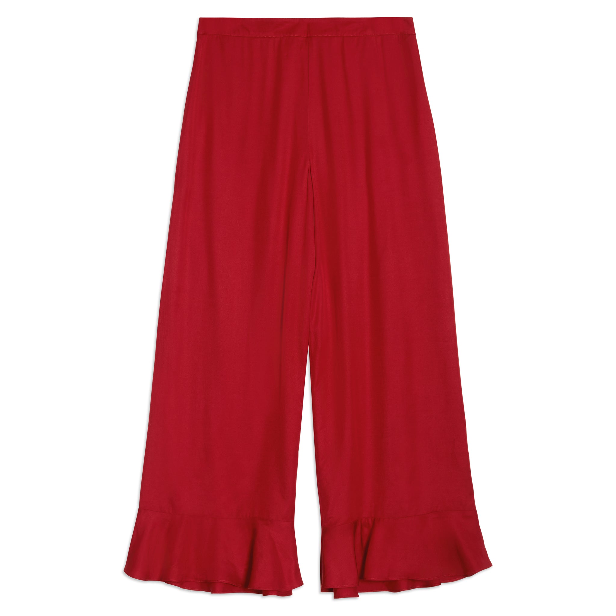 Ruffle Hem Trouser