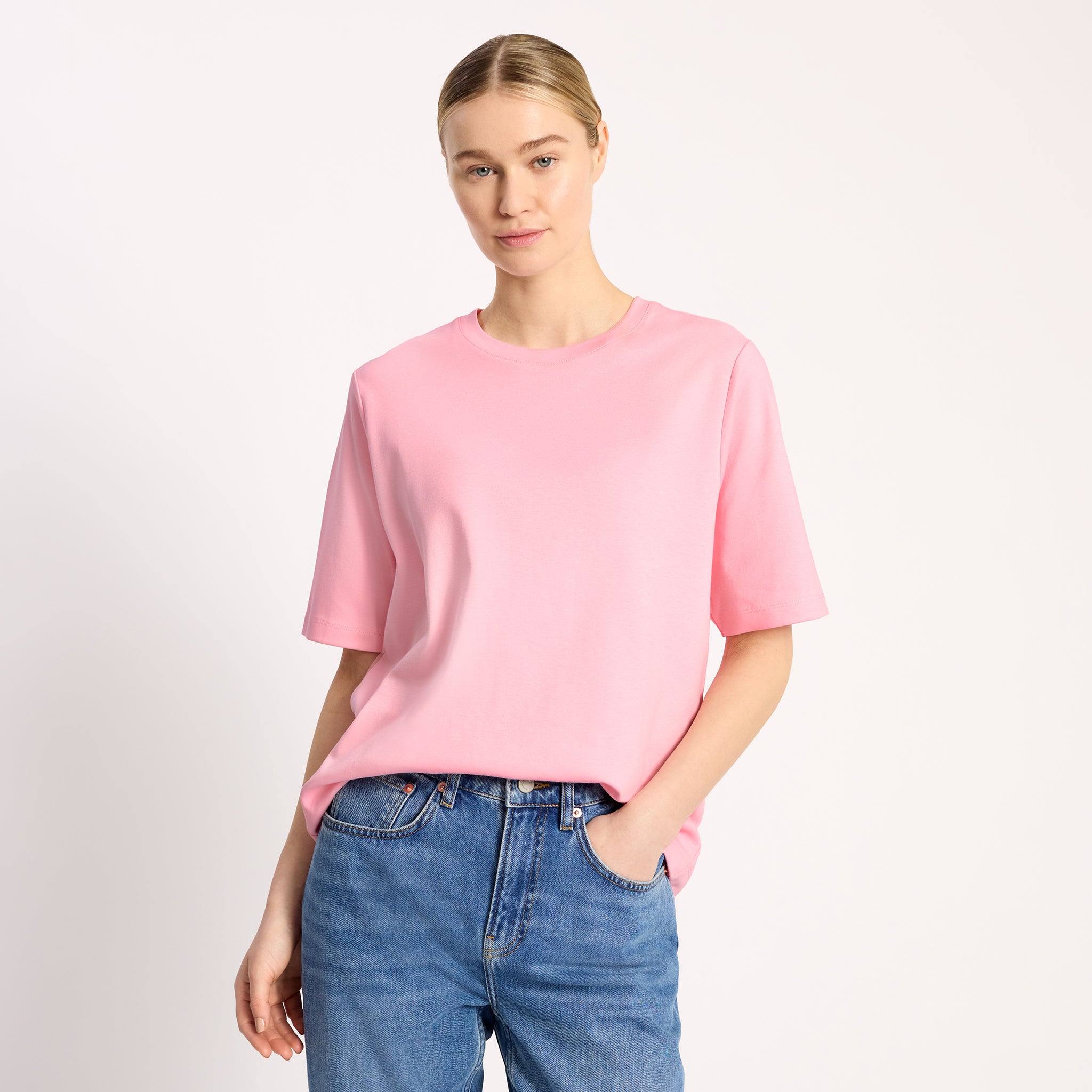 Pink Boxy Tee