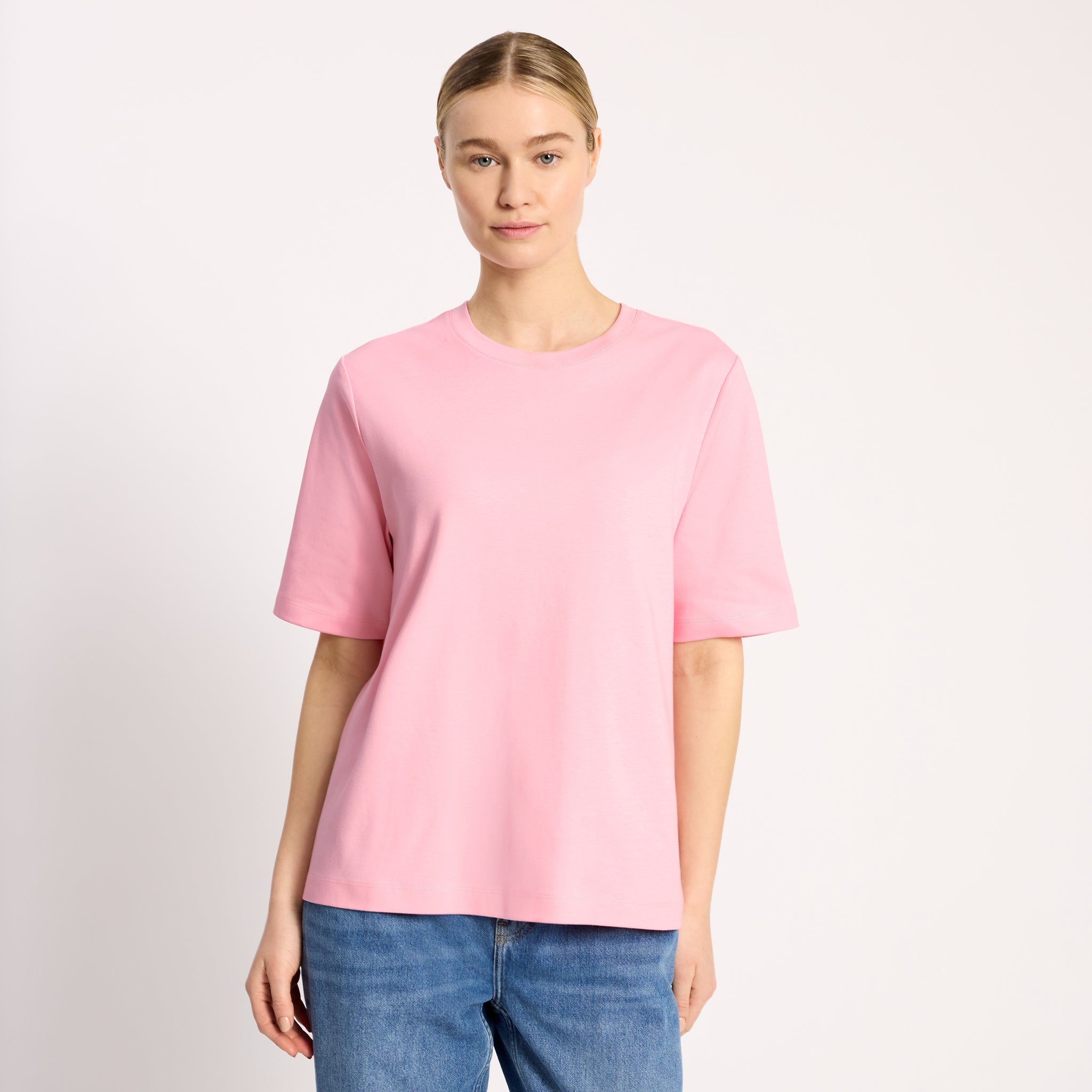 Pink Boxy Tee