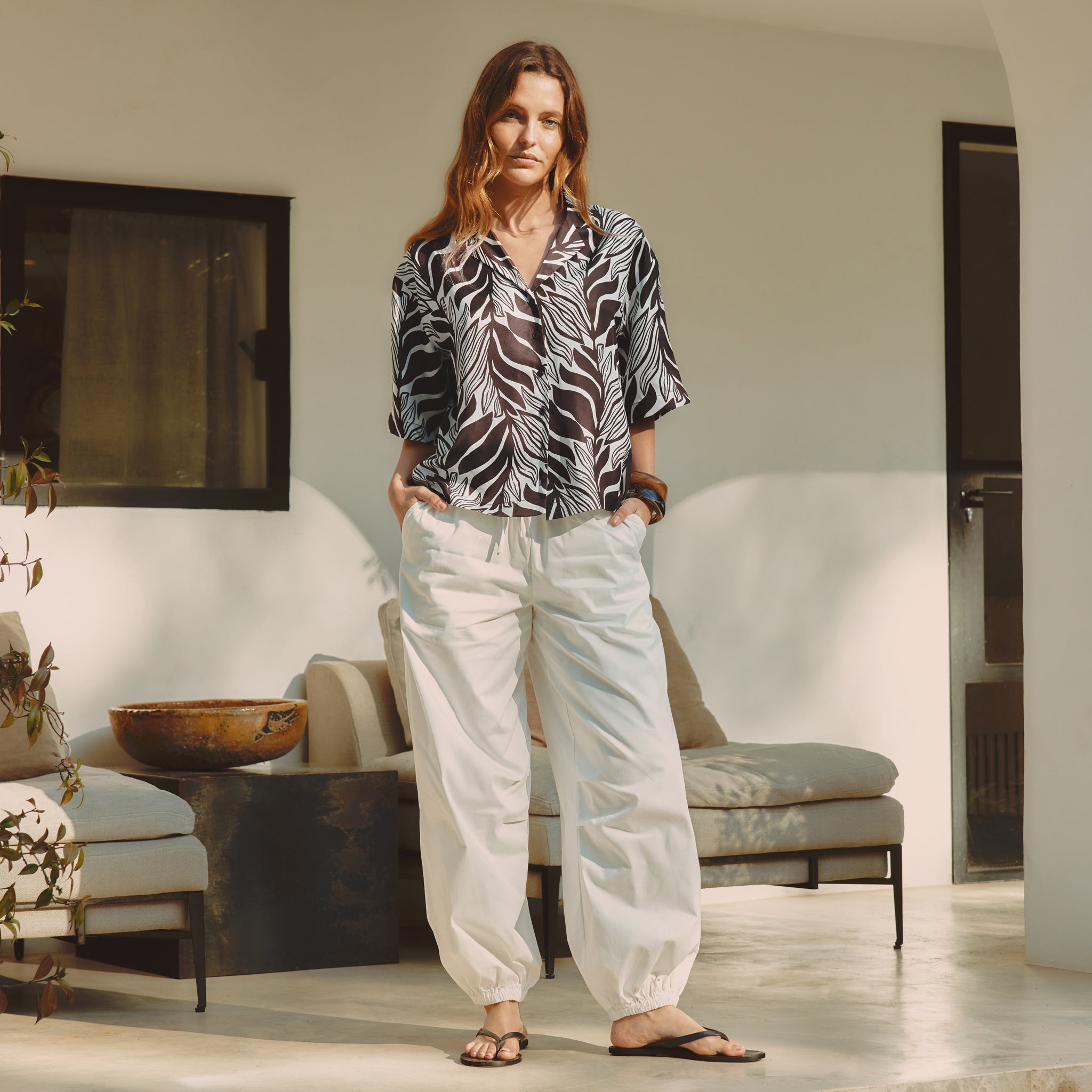 White Balloon Trouser