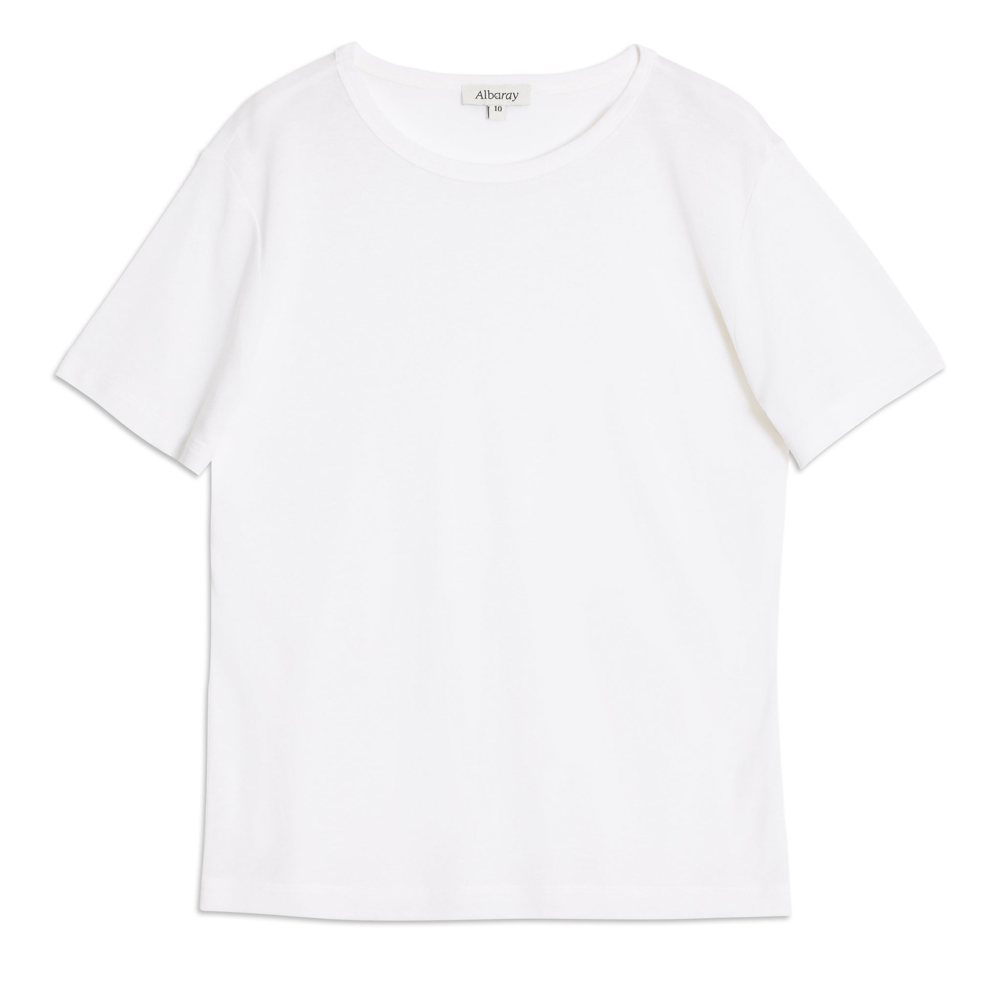 White Linen T Shirt
