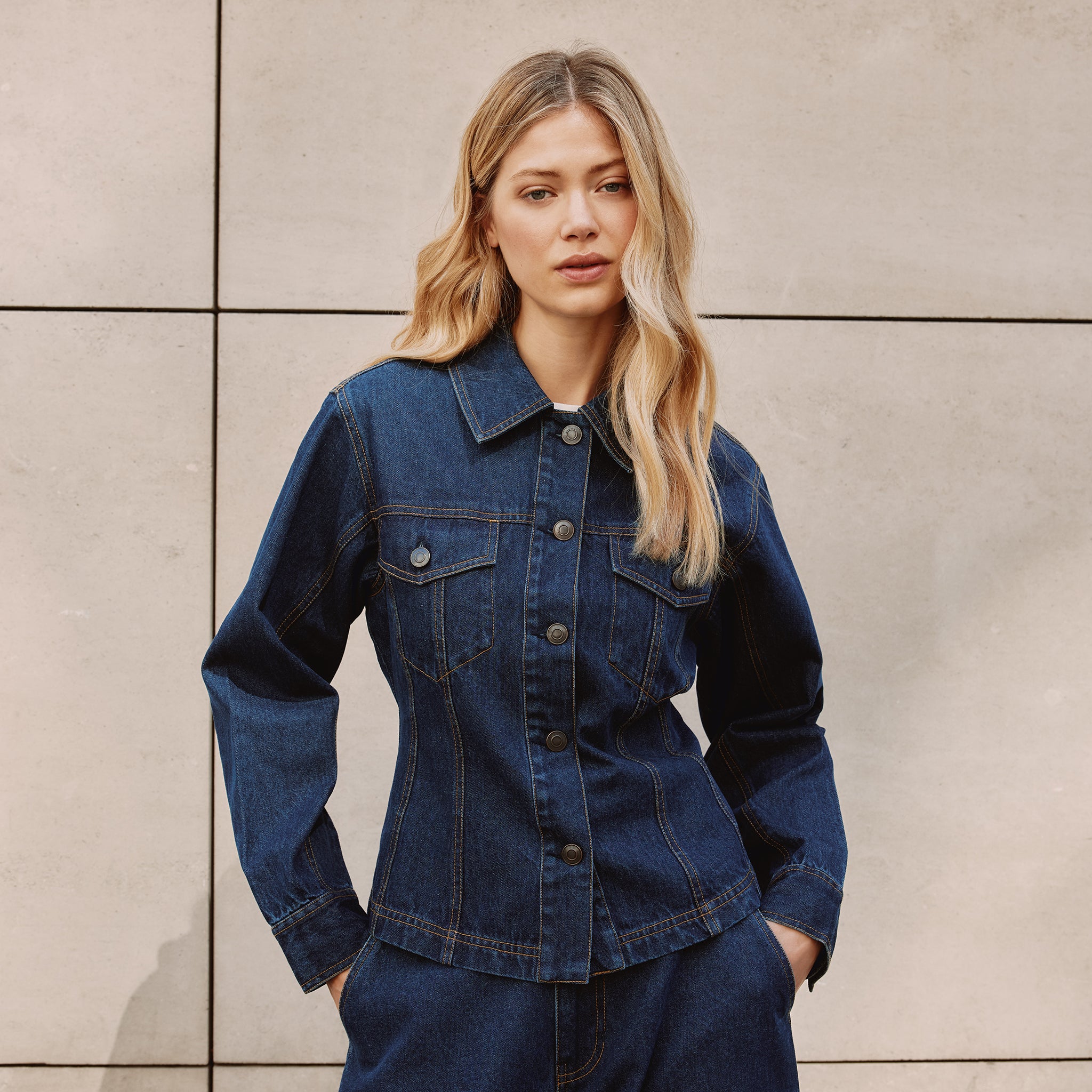 Fitted Denim Jacket