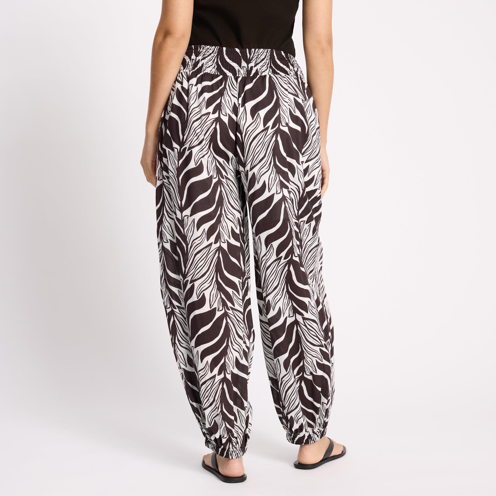 Mono Palm Balloon Trouser