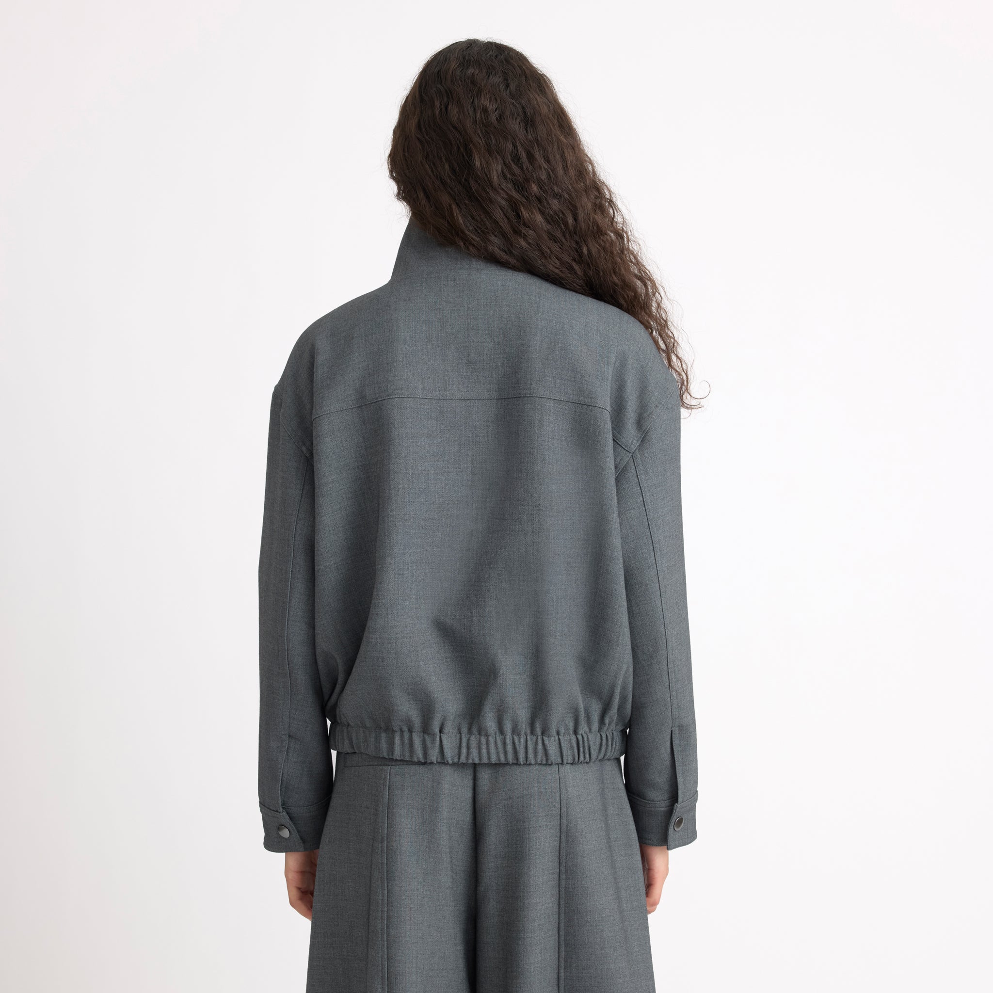 Grey Flannel Bomber