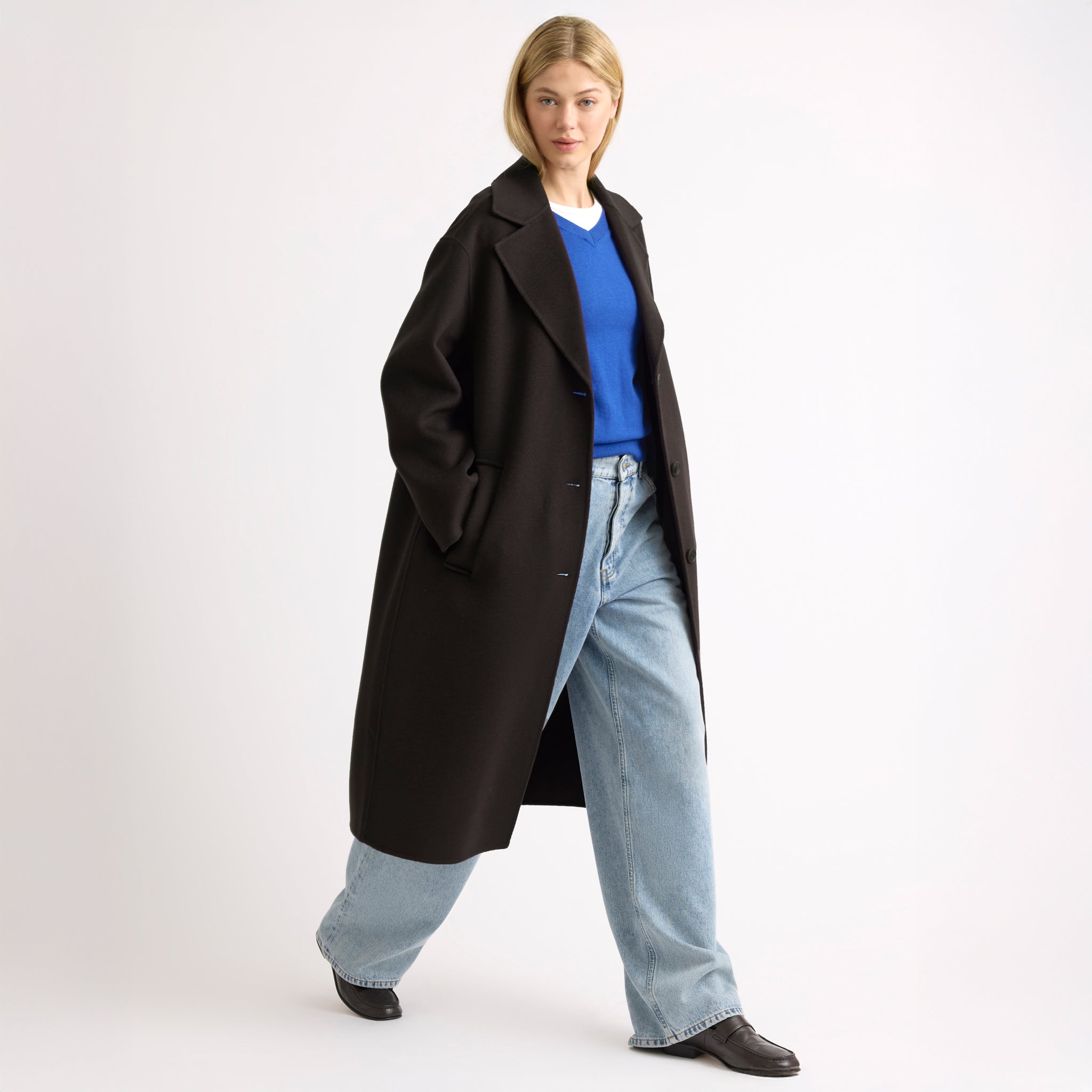 Chocolate Wool Coat