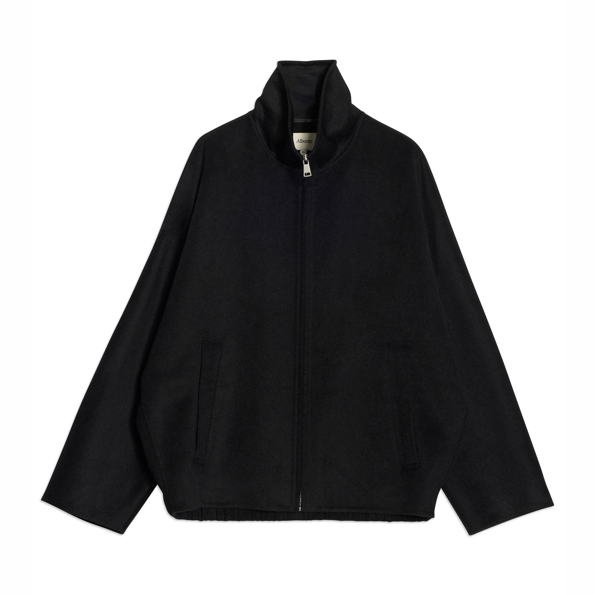 Wool Blend Zip Jacket