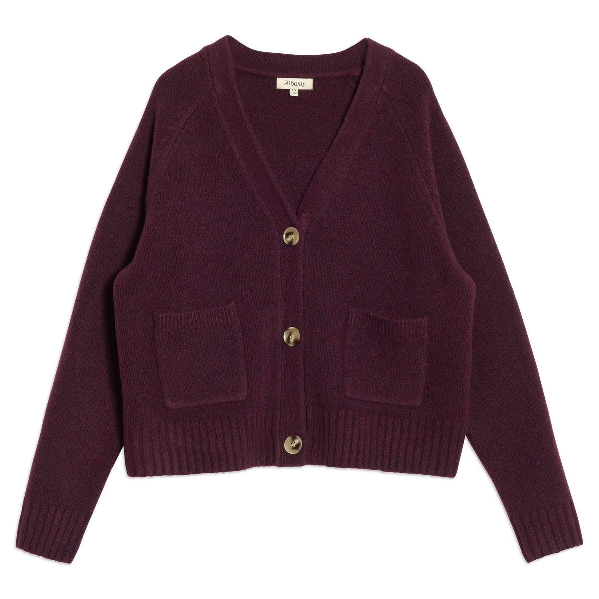 Burgundy Cosy Relaxed Cardigan