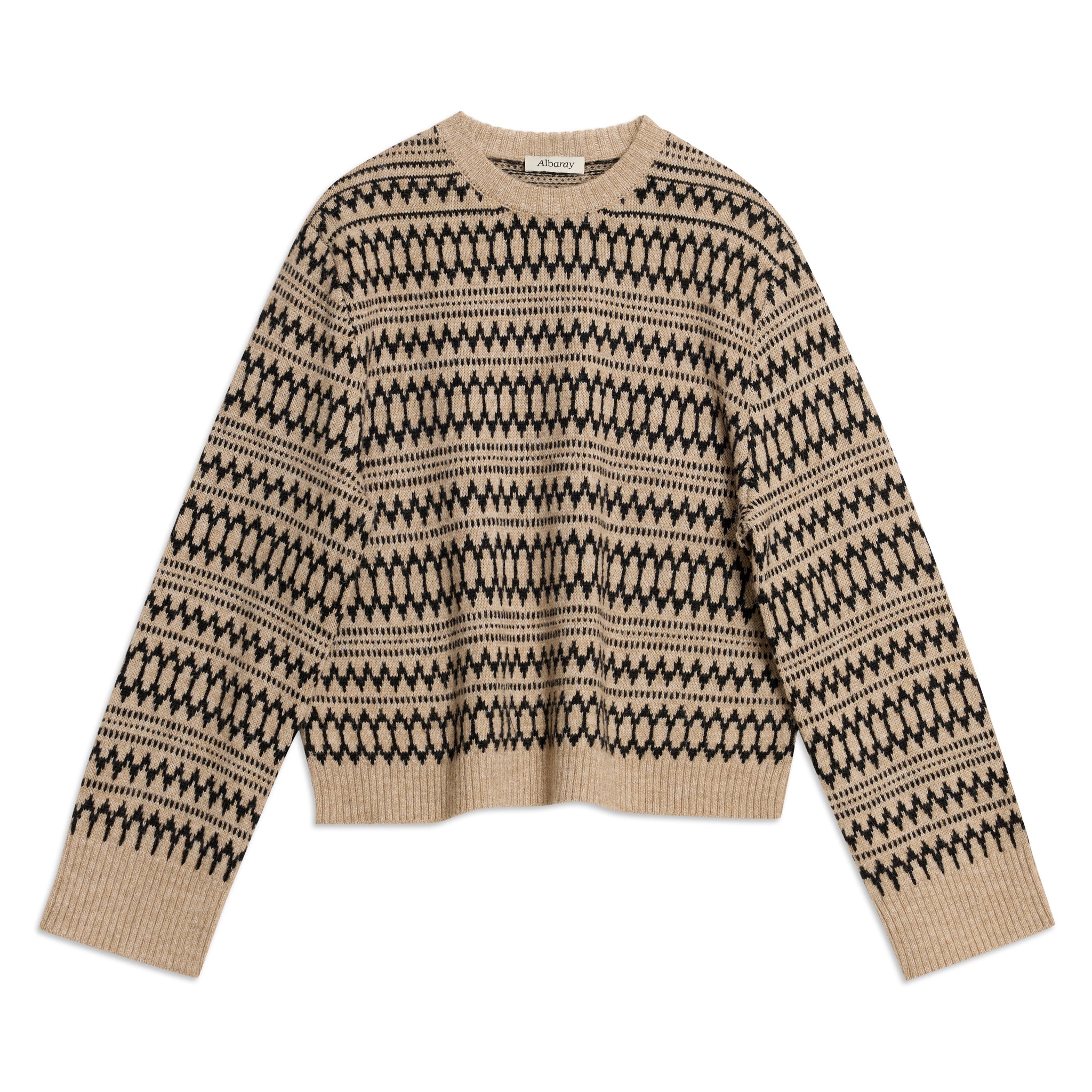 Cream Intarsia Jumper