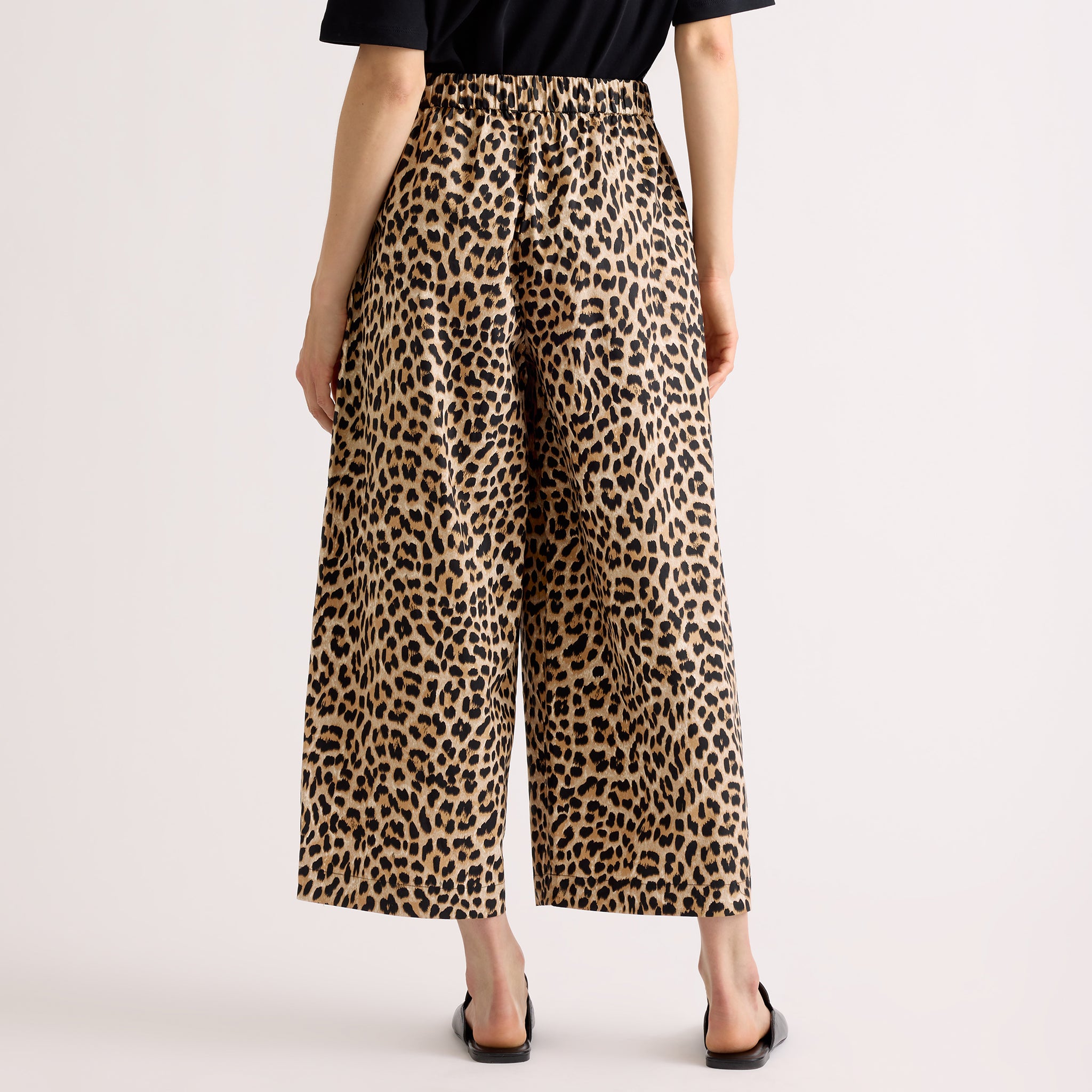 Animal Drawstring Barrel Leg Trouser