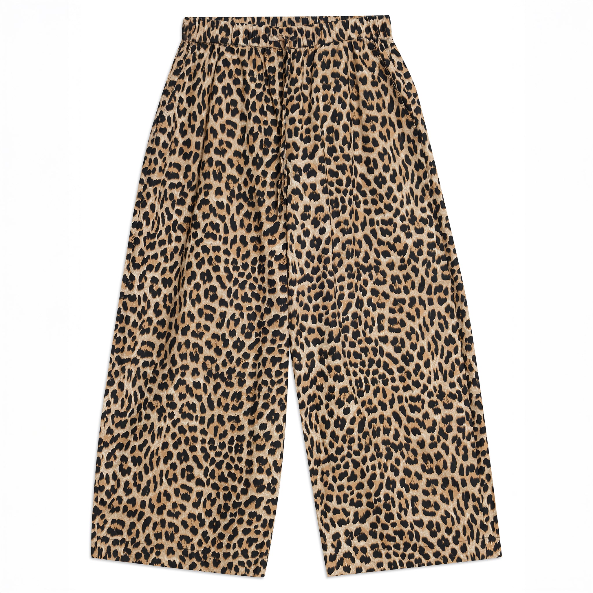 Animal Drawstring Barrel Leg Trouser