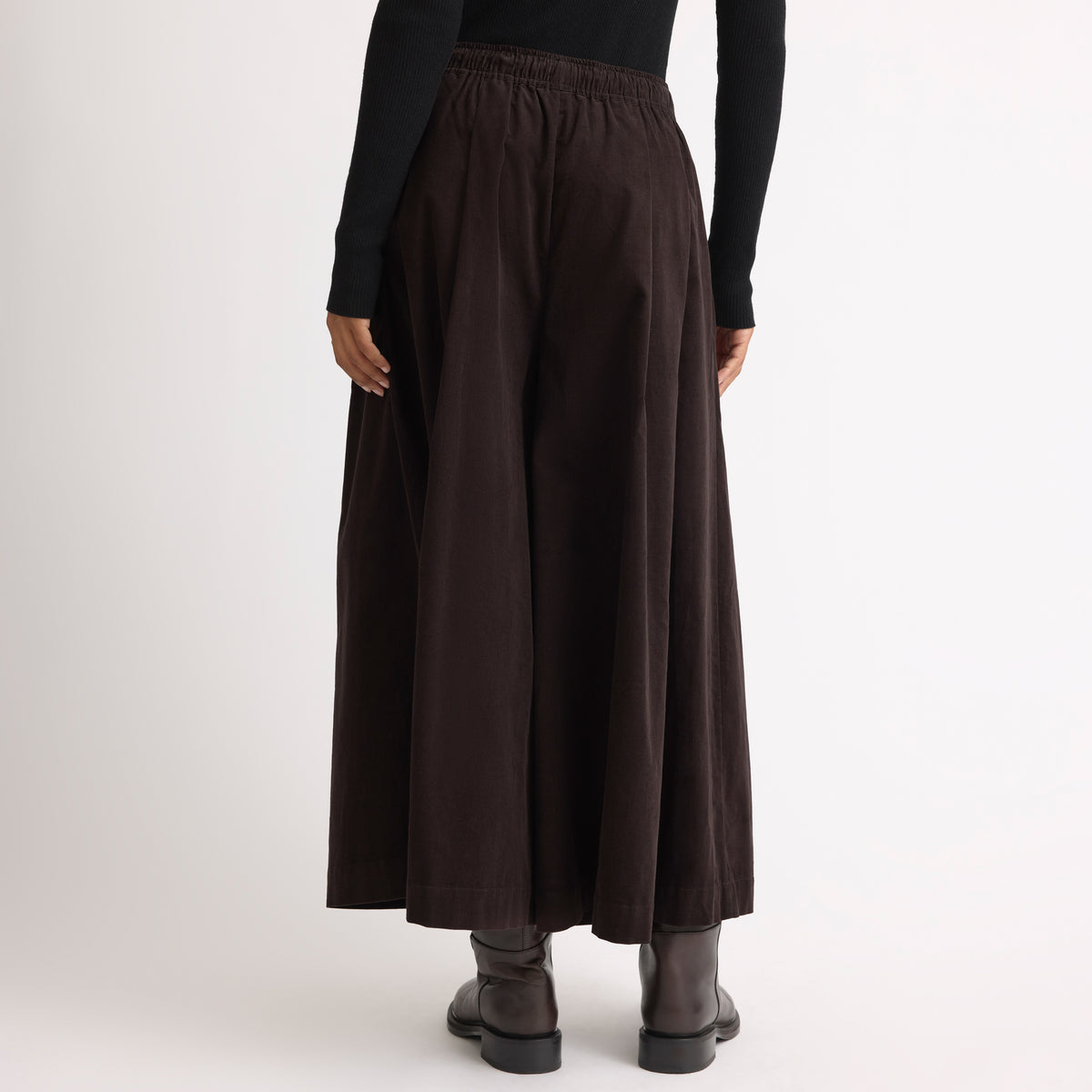 Chocolate Baby Cord Culottes