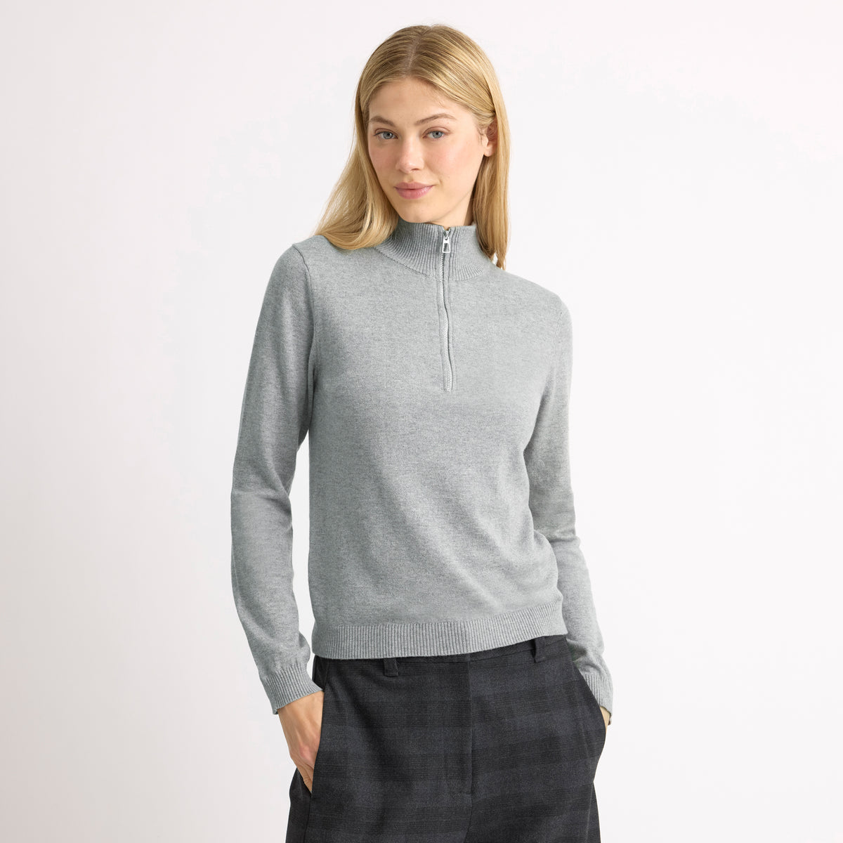 Zip Collar Jumper