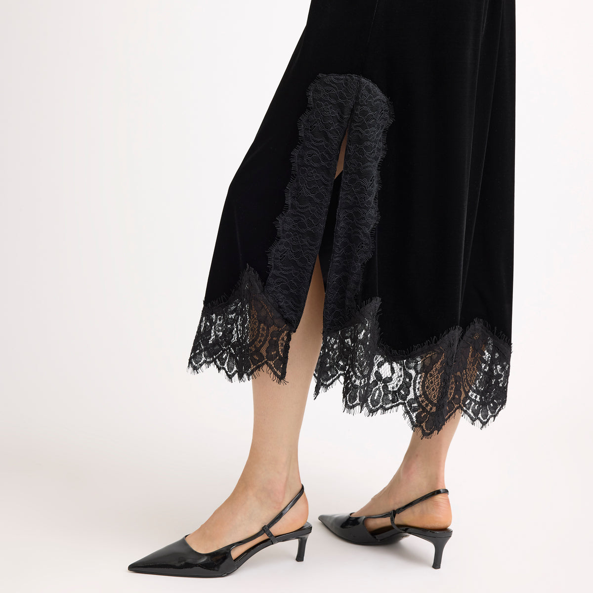 Velvet & Lace Dress