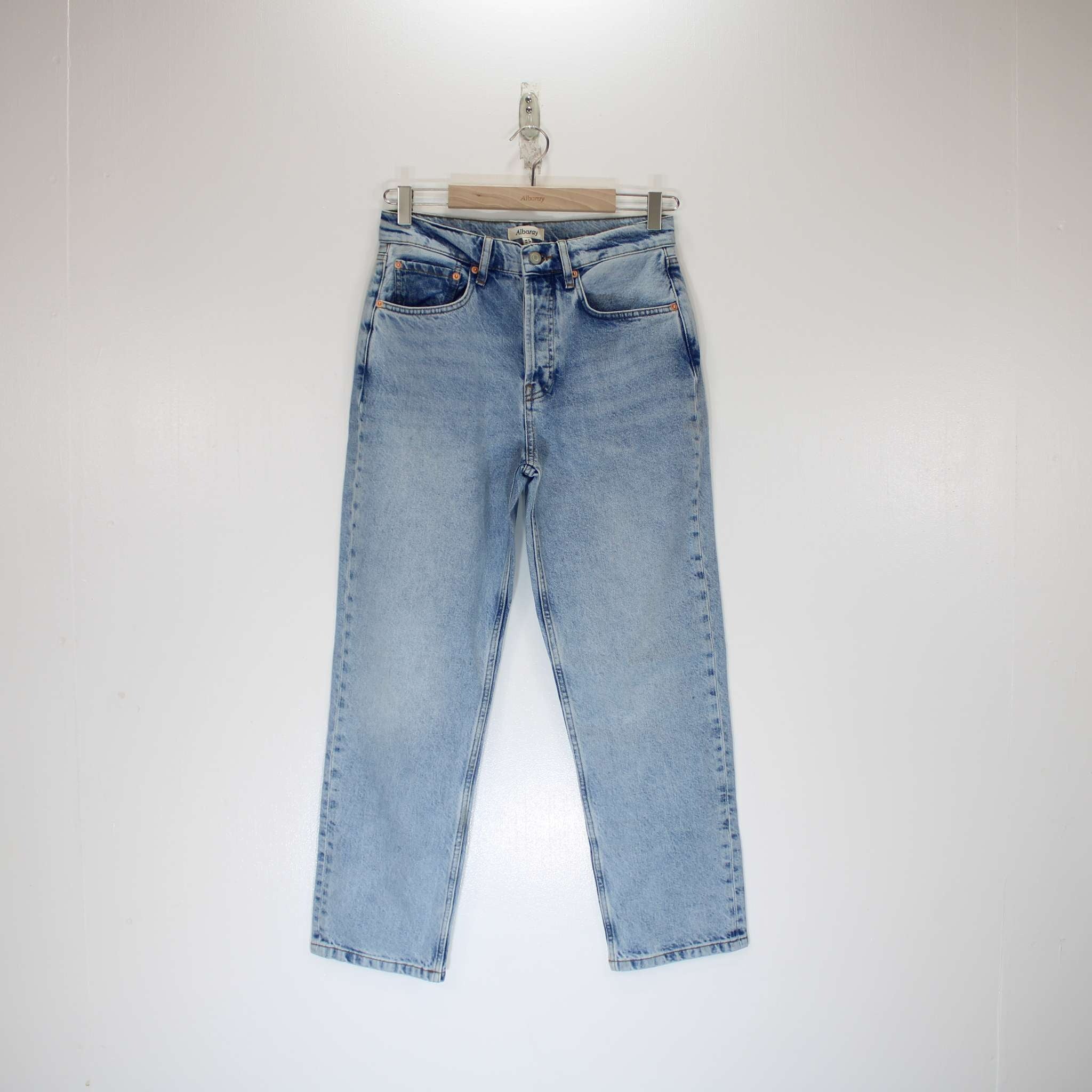 Re-Loved Light Wash Relaxed Jeans Size 10
