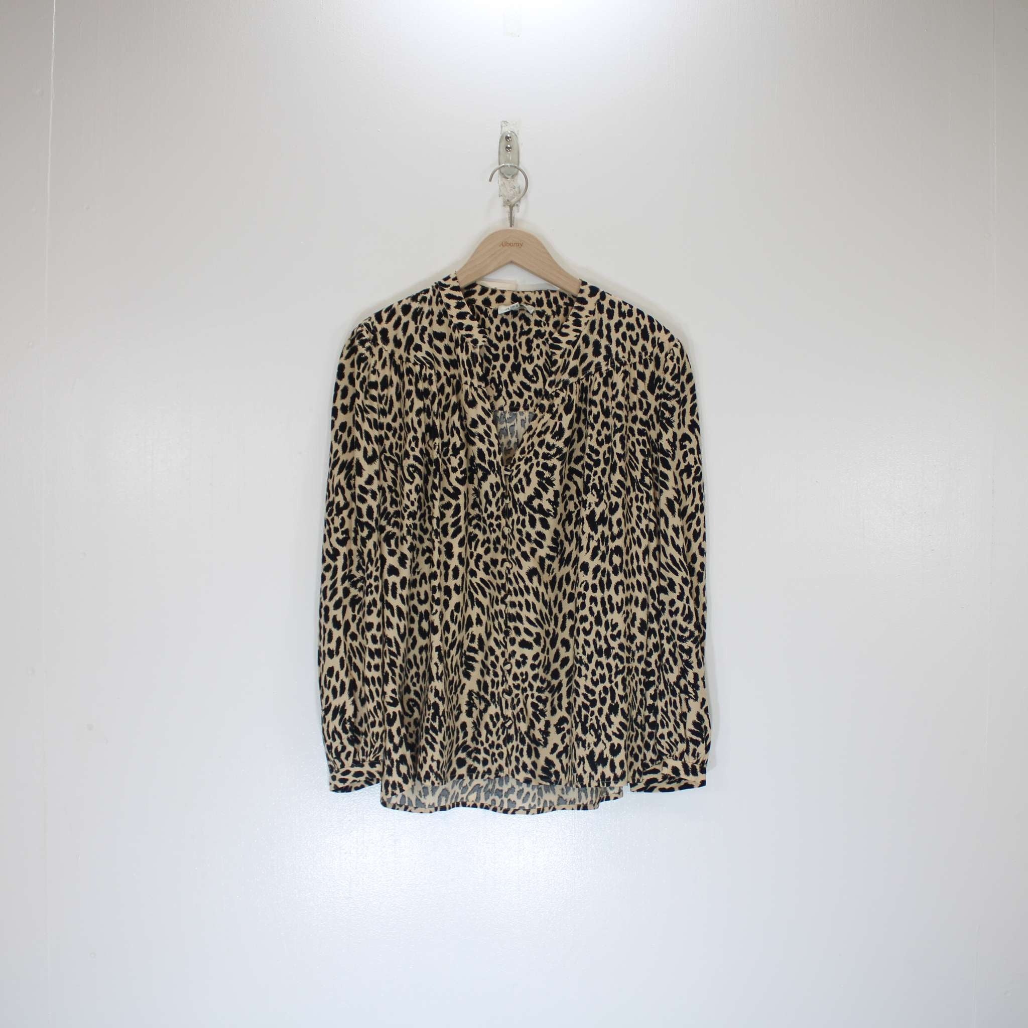 Re-Loved Animal Blouse Print Size 10