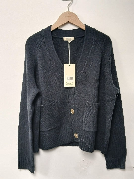 Re-Loved Black V Neck Cardigan - Size 10