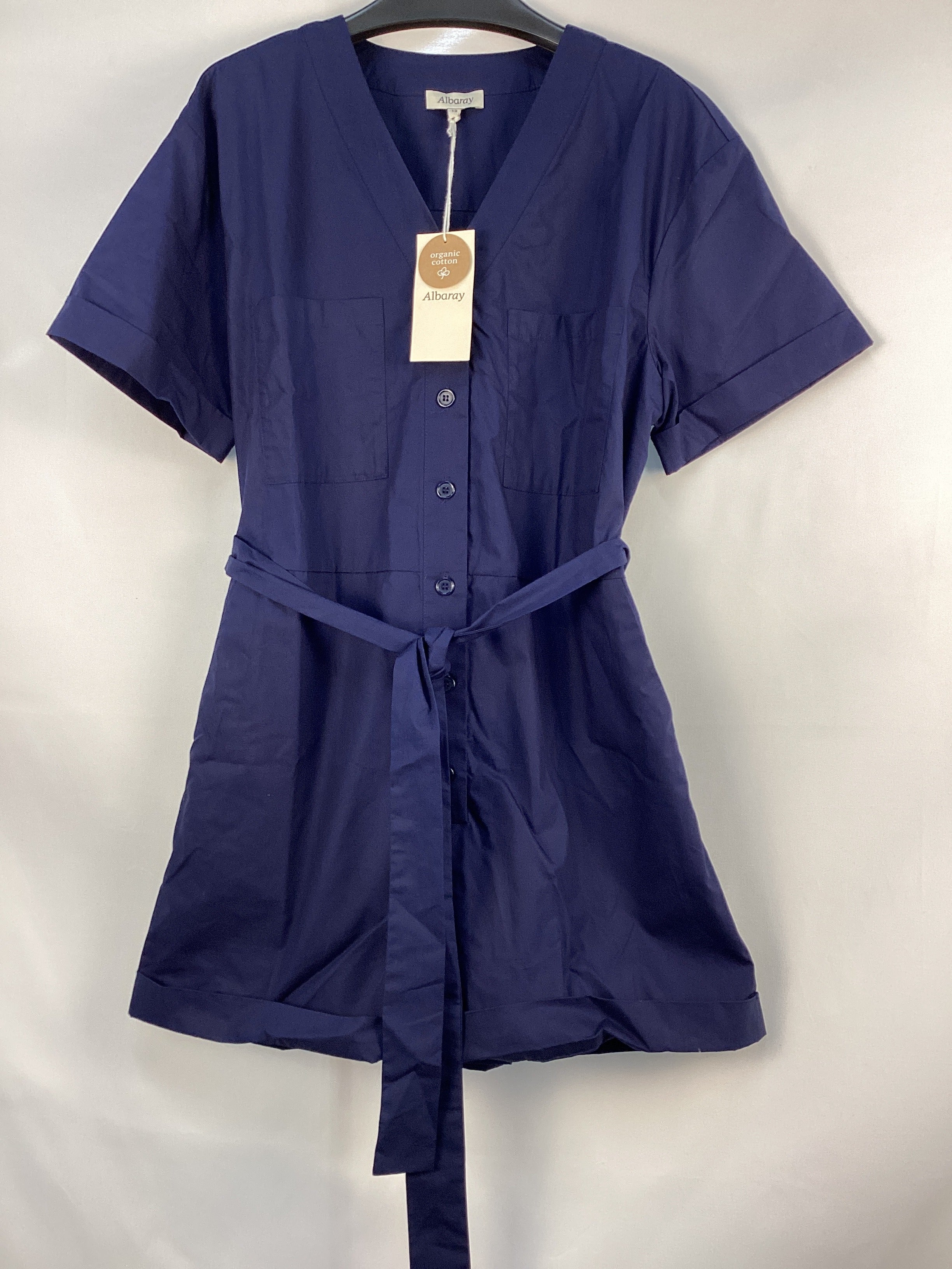 Re-Loved Organic Cotton Short Jumpsuit - Size 12