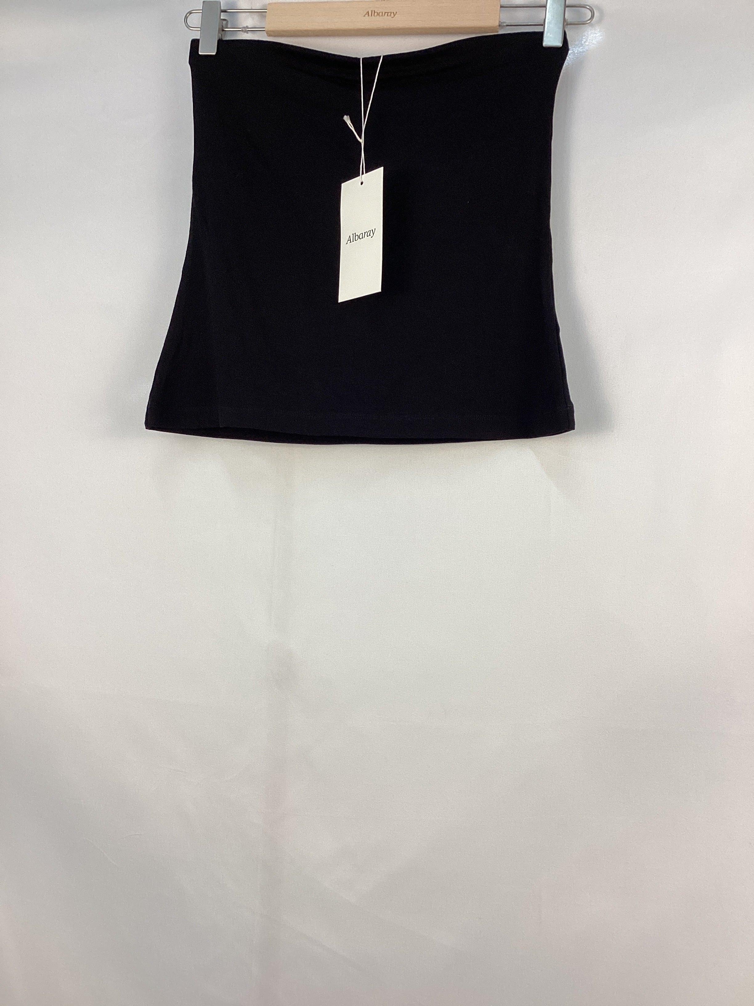 Re-Loved Black Bandeau Top - Size 10
