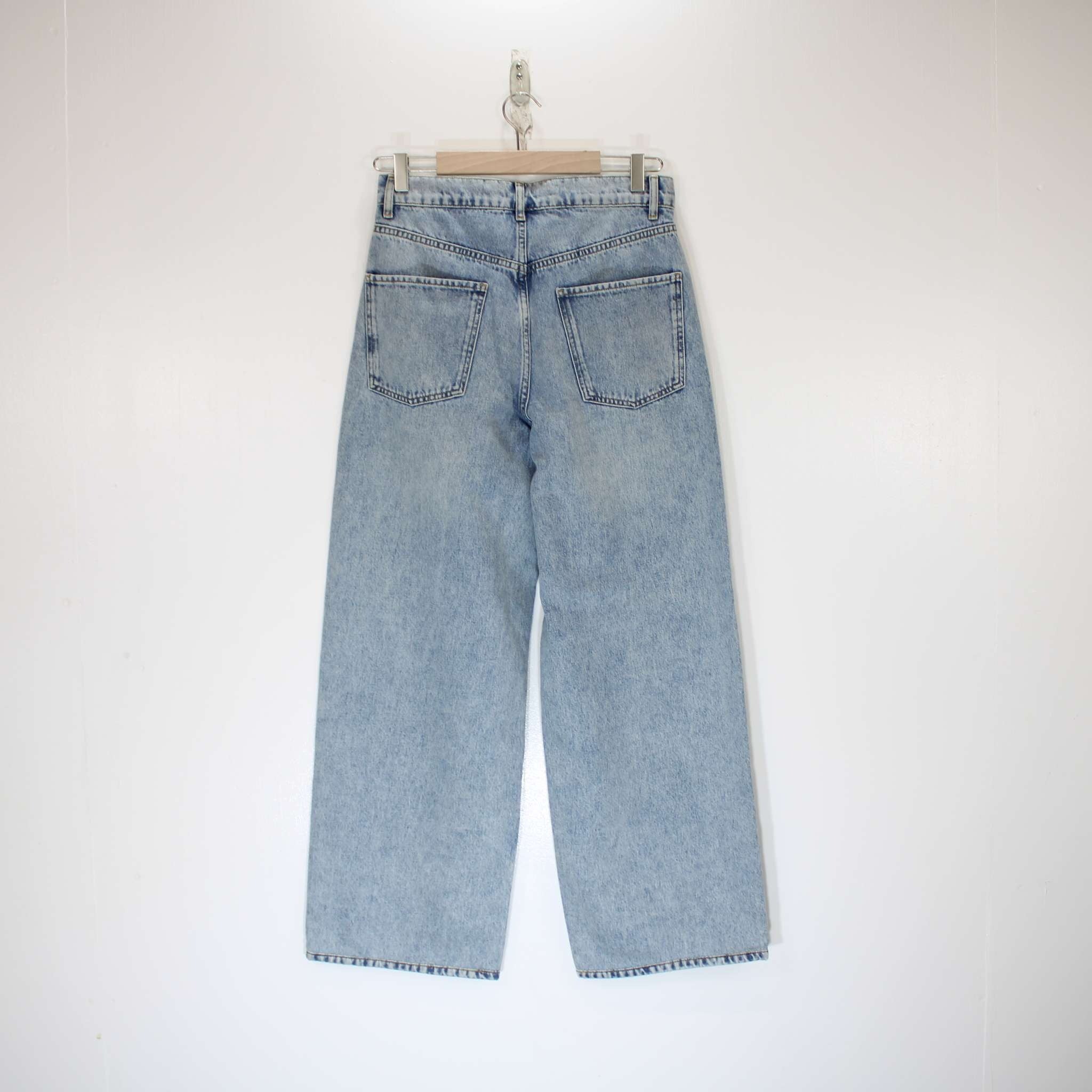 Re-Loved Light Wash Wide Leg Jeans Size 10