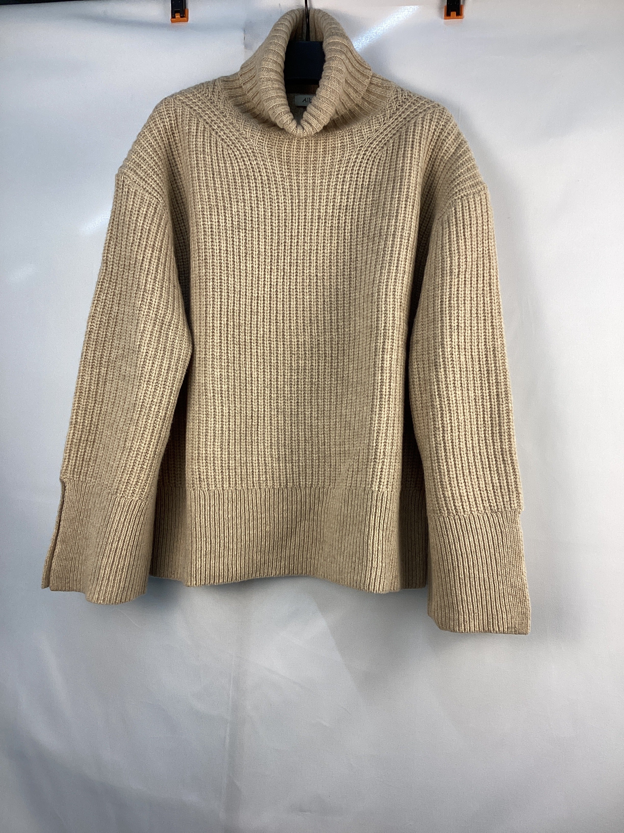 Re-Loved Merino Wool Fishermans Rib Jumper - Size 10
