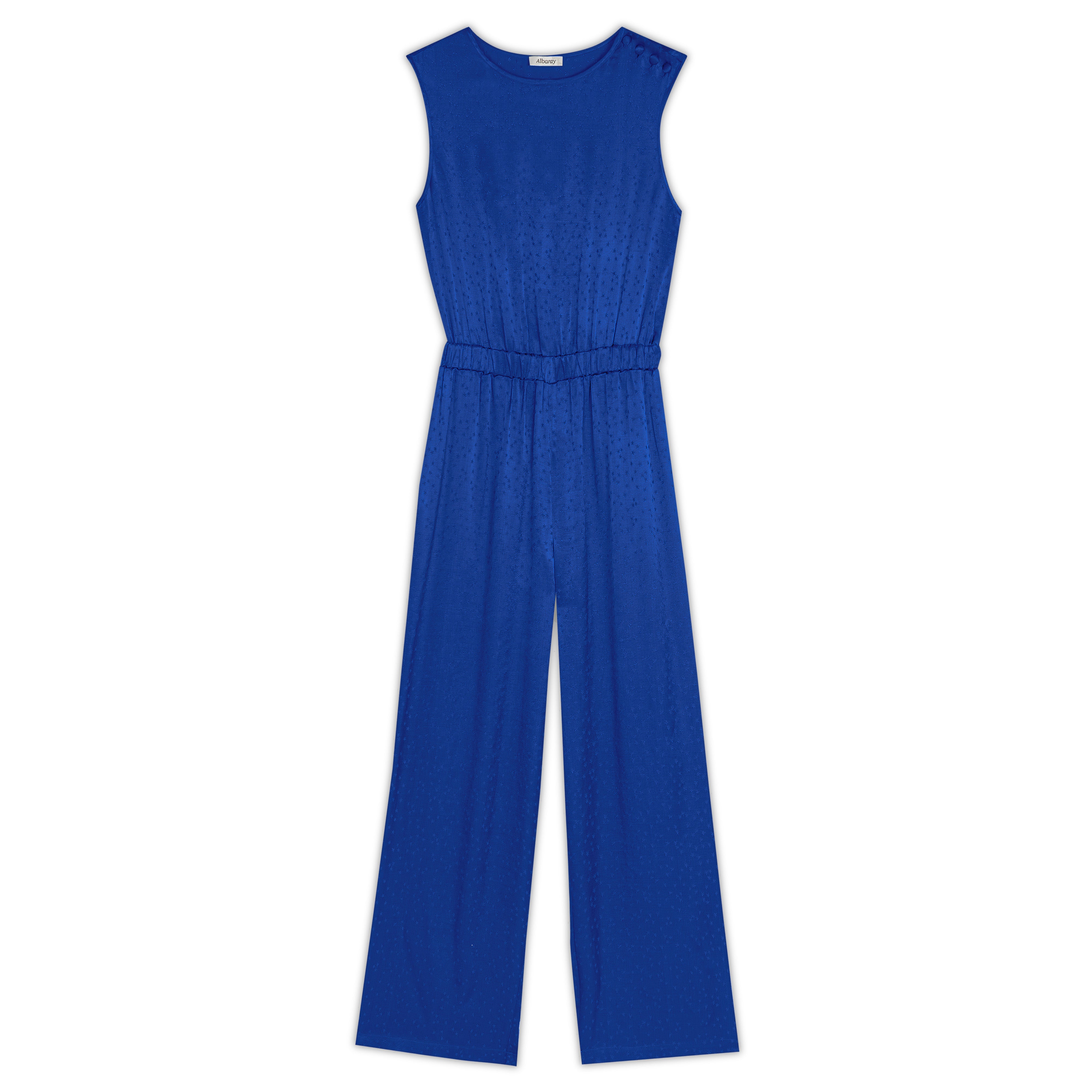 Blue Star Jacquard Jumpsuit