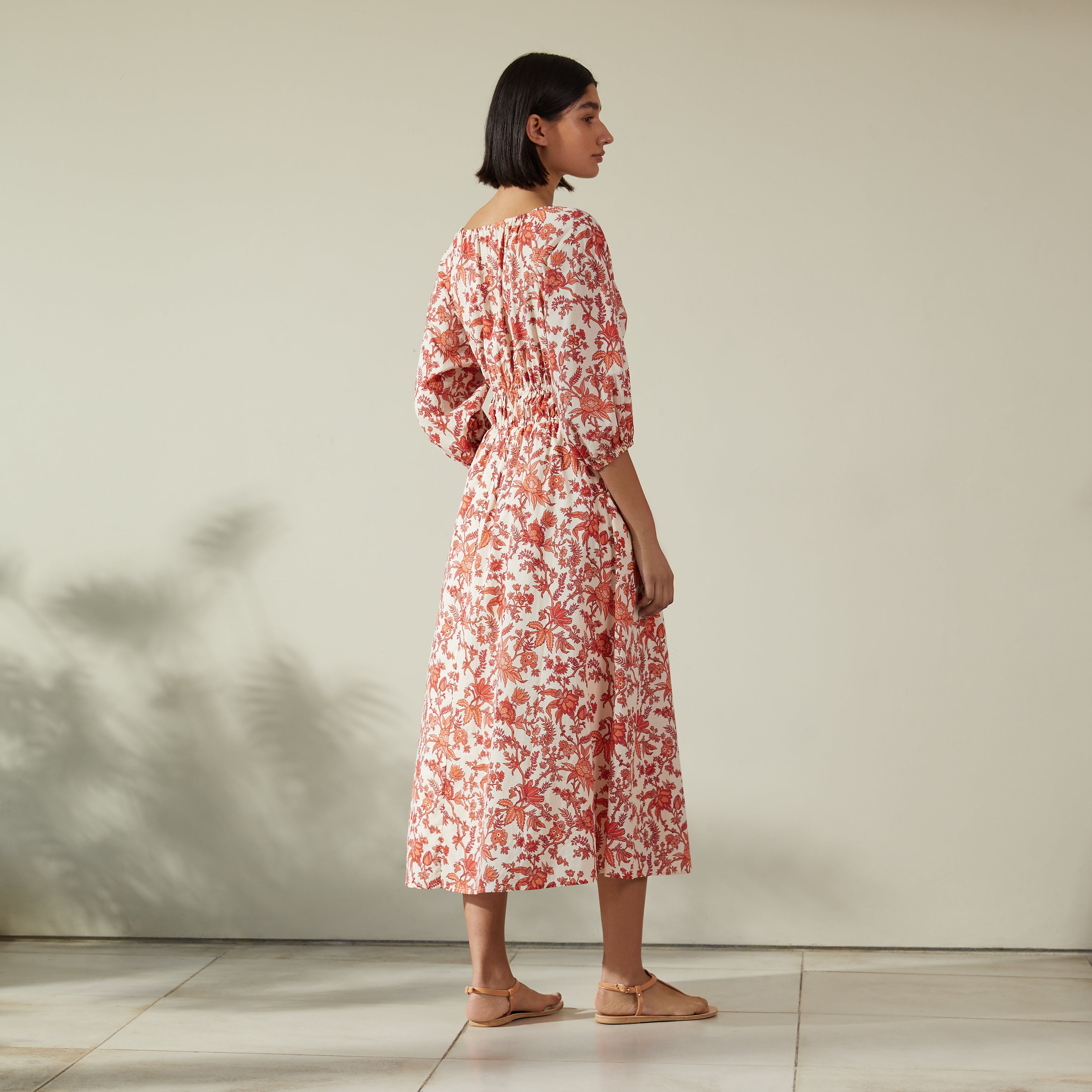 Lila Botanical Dress