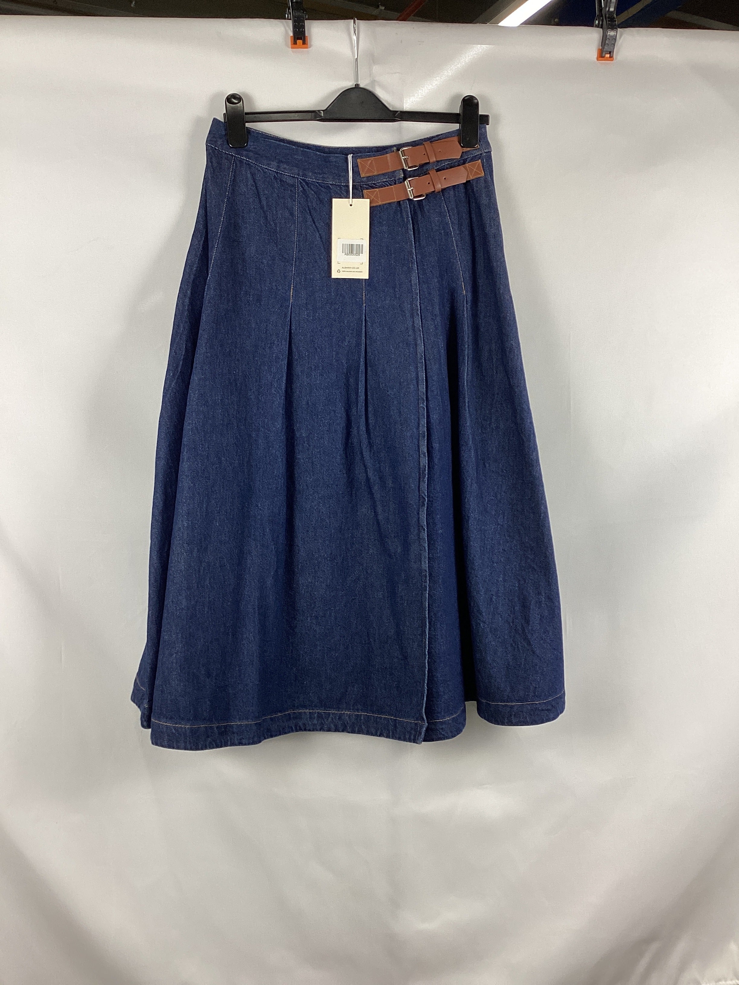 Re-Loved Denim Kilt - Size 10