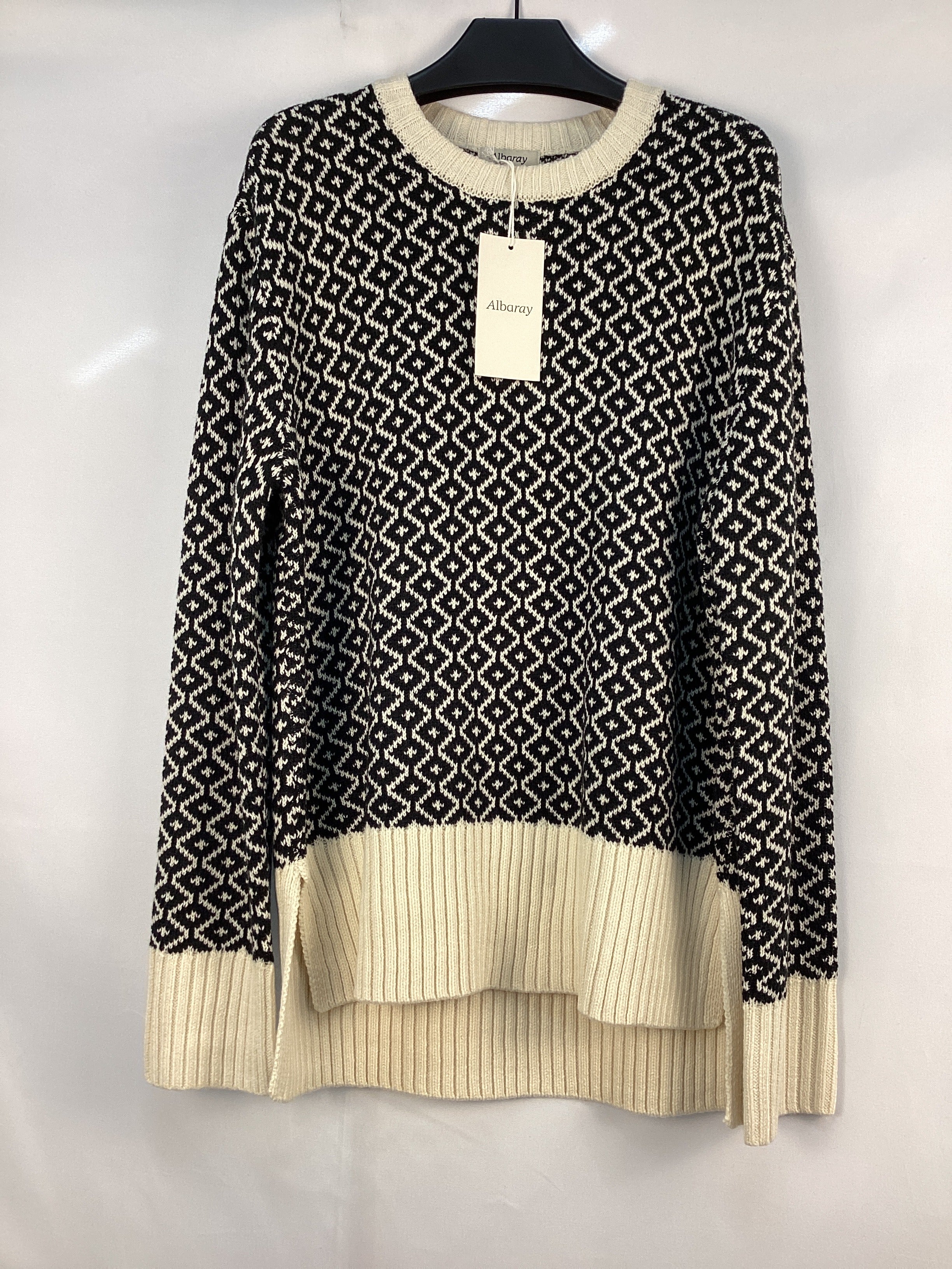 Re-Loved  Jacquard Jumper - Size 8