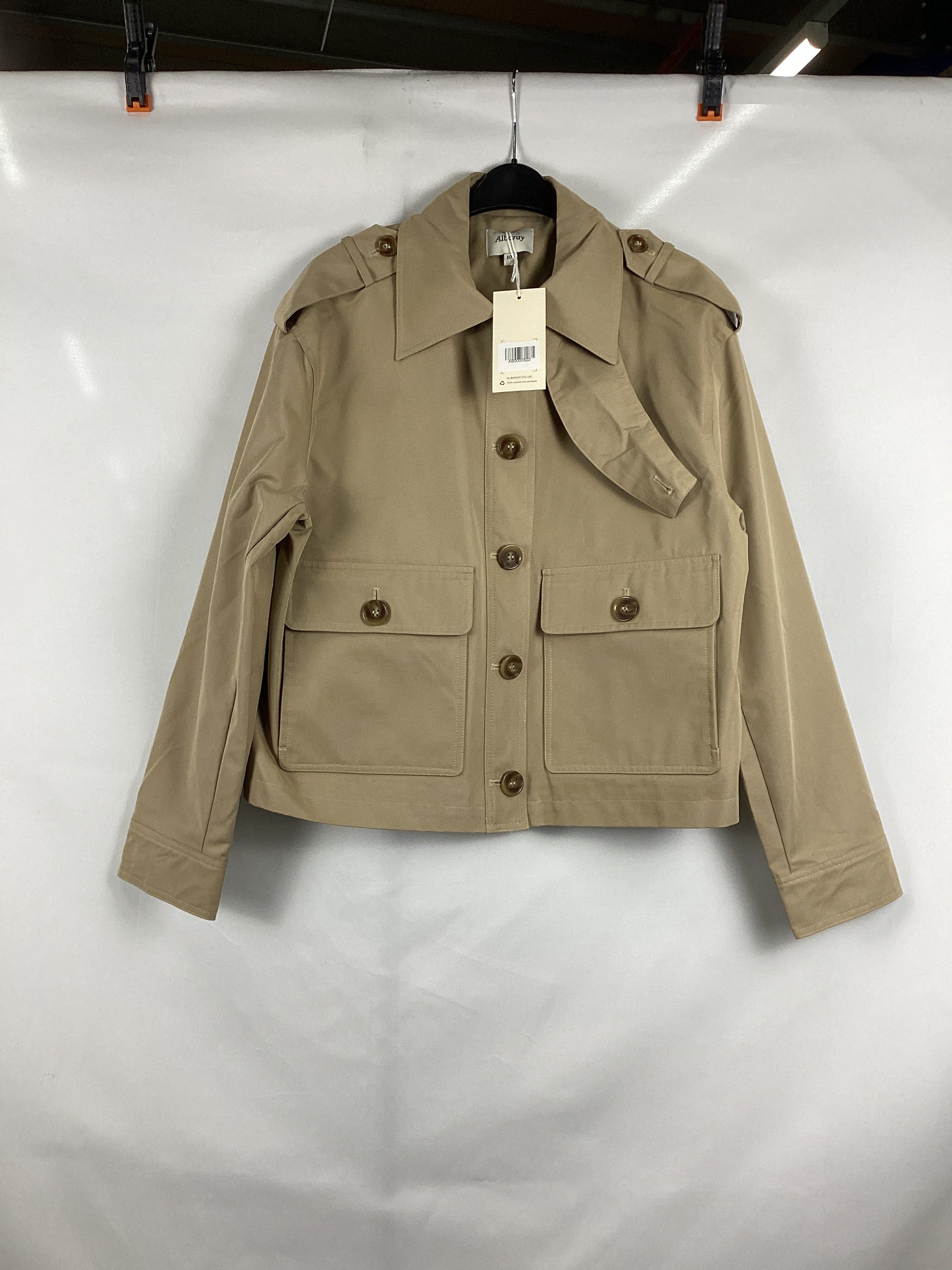 Re-Loved Short Trench Jacket - Size 10