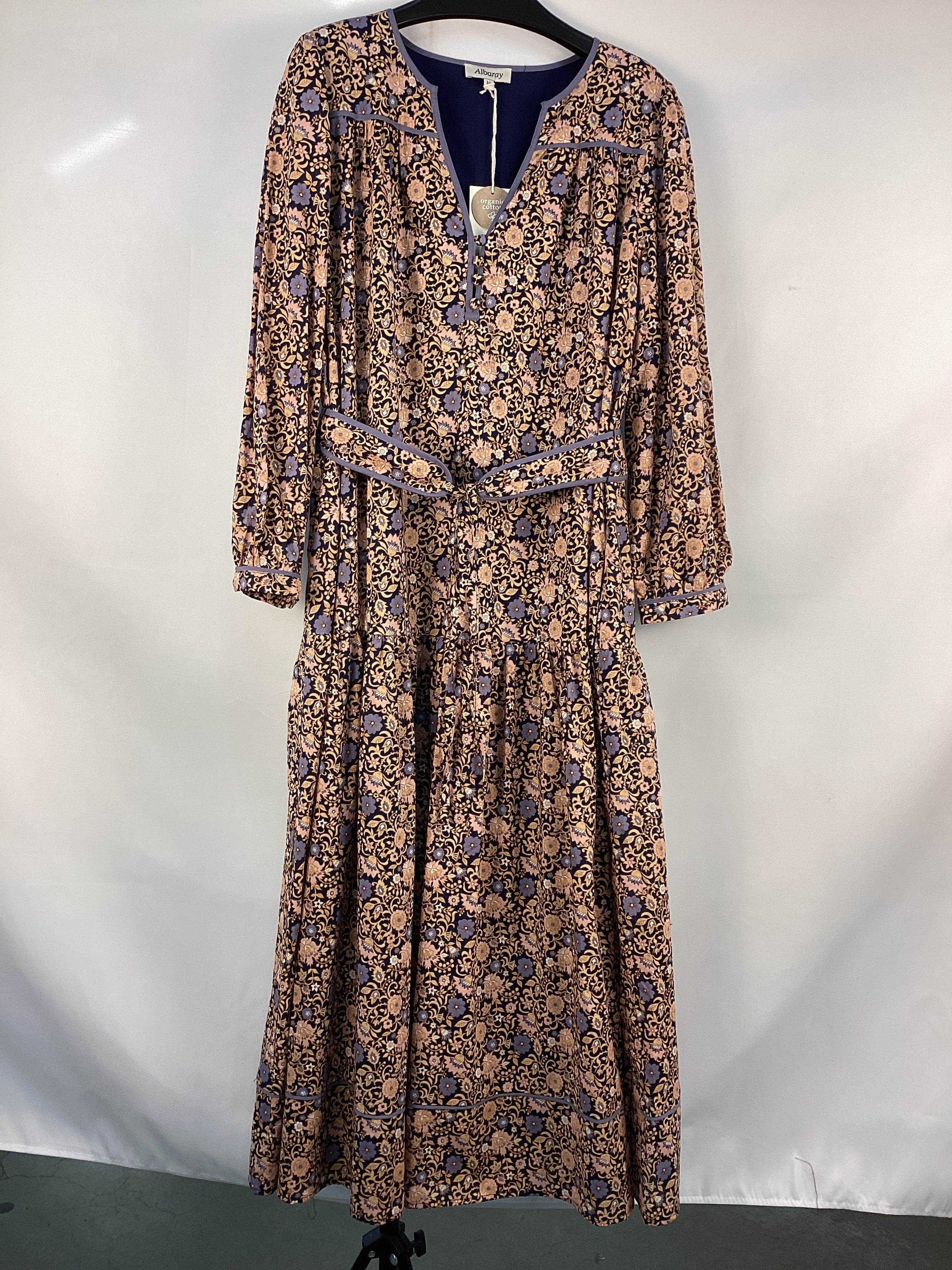 Re-Loved Floral Print Dress - Size 10