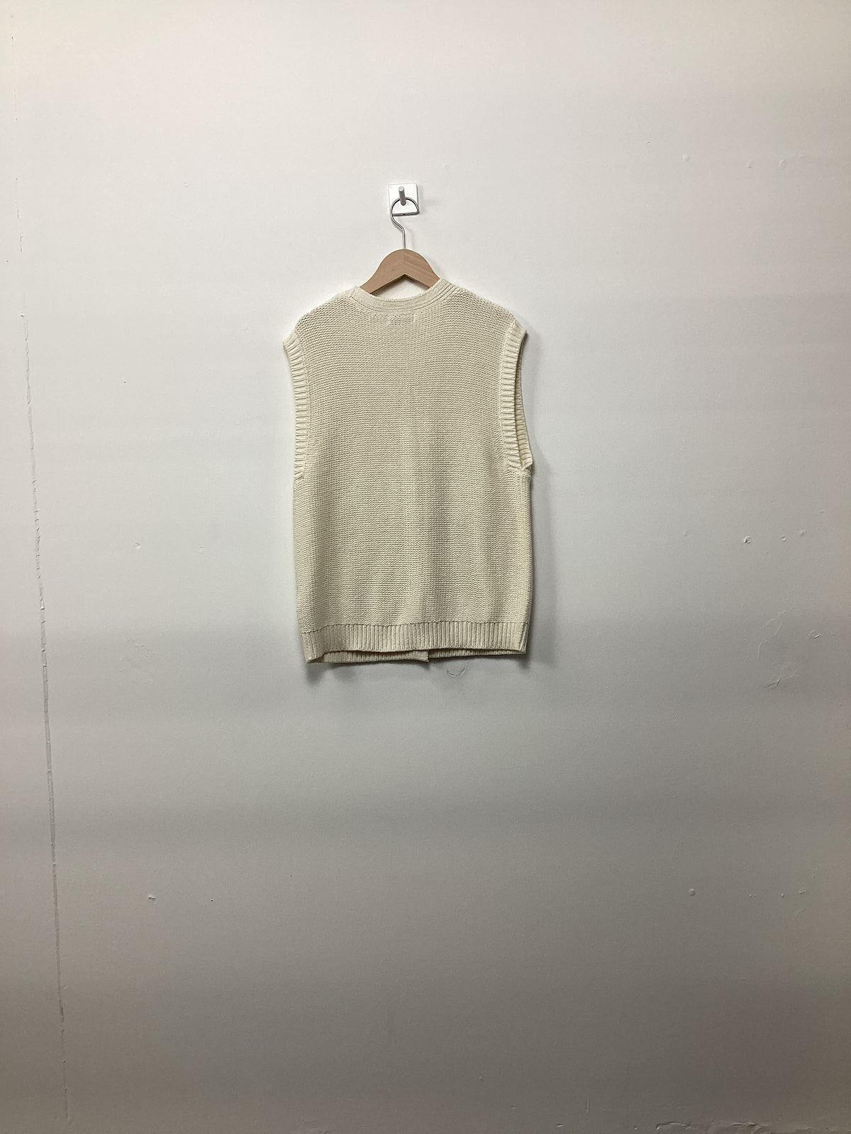 Re-Loved Cosy Button Tank Oatmeal - Size 10