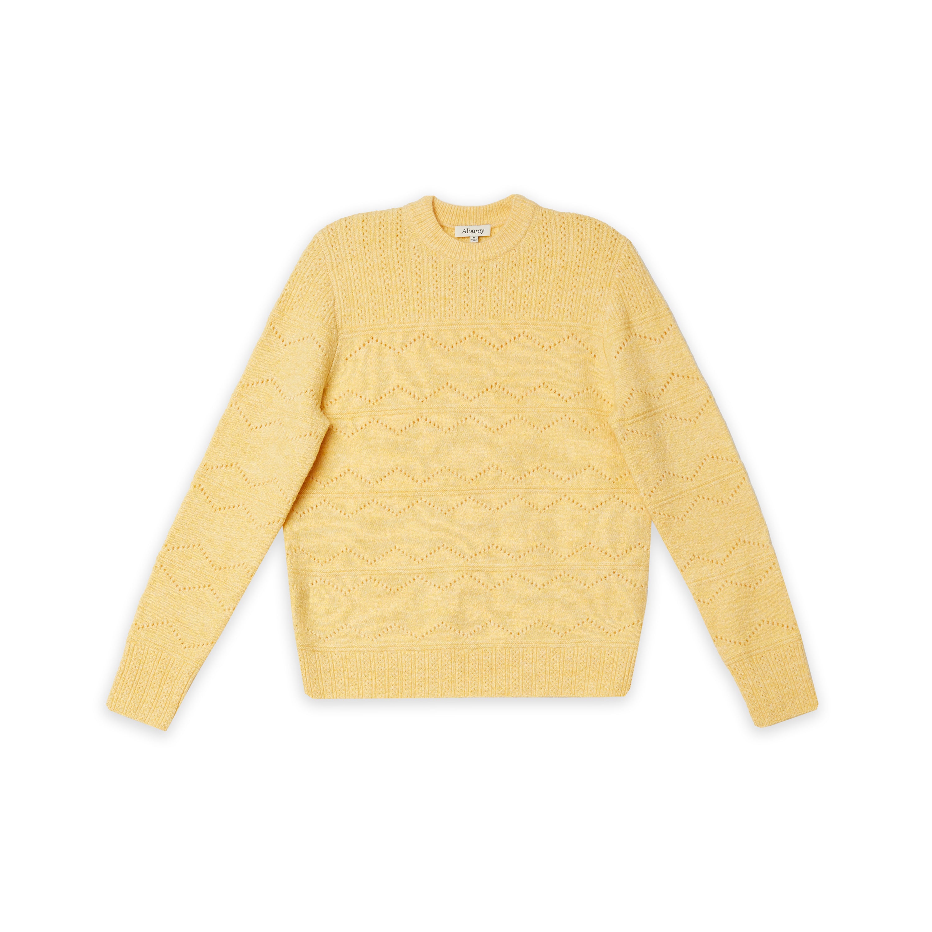 Re-Loved Lemon Pointelle Jumper Size 18