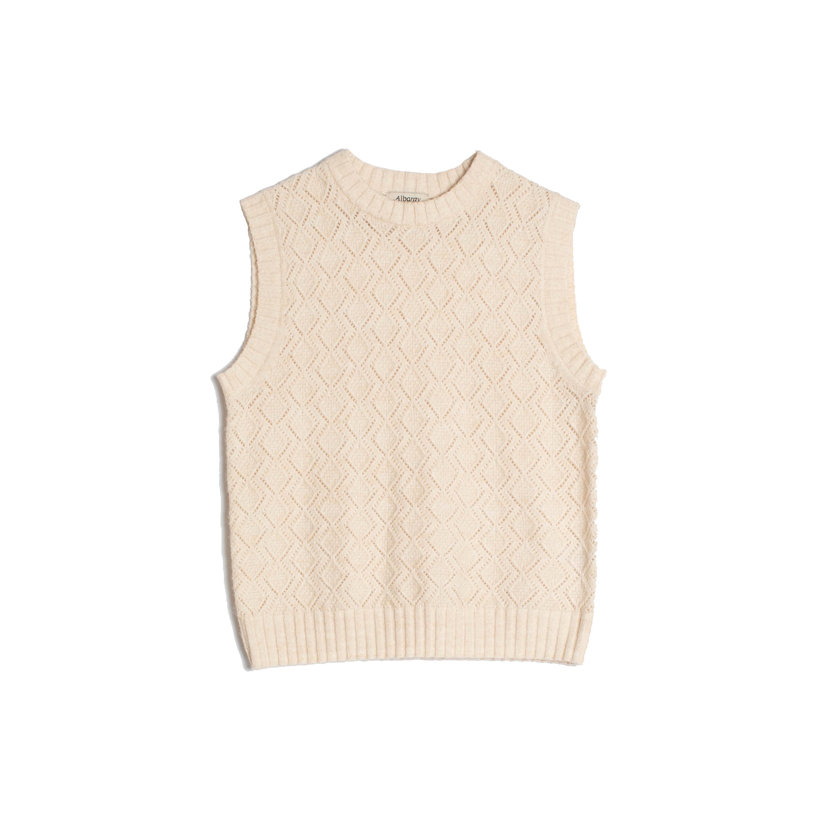 Re-Loved Cream Sleeveless Tank Knit Size 10