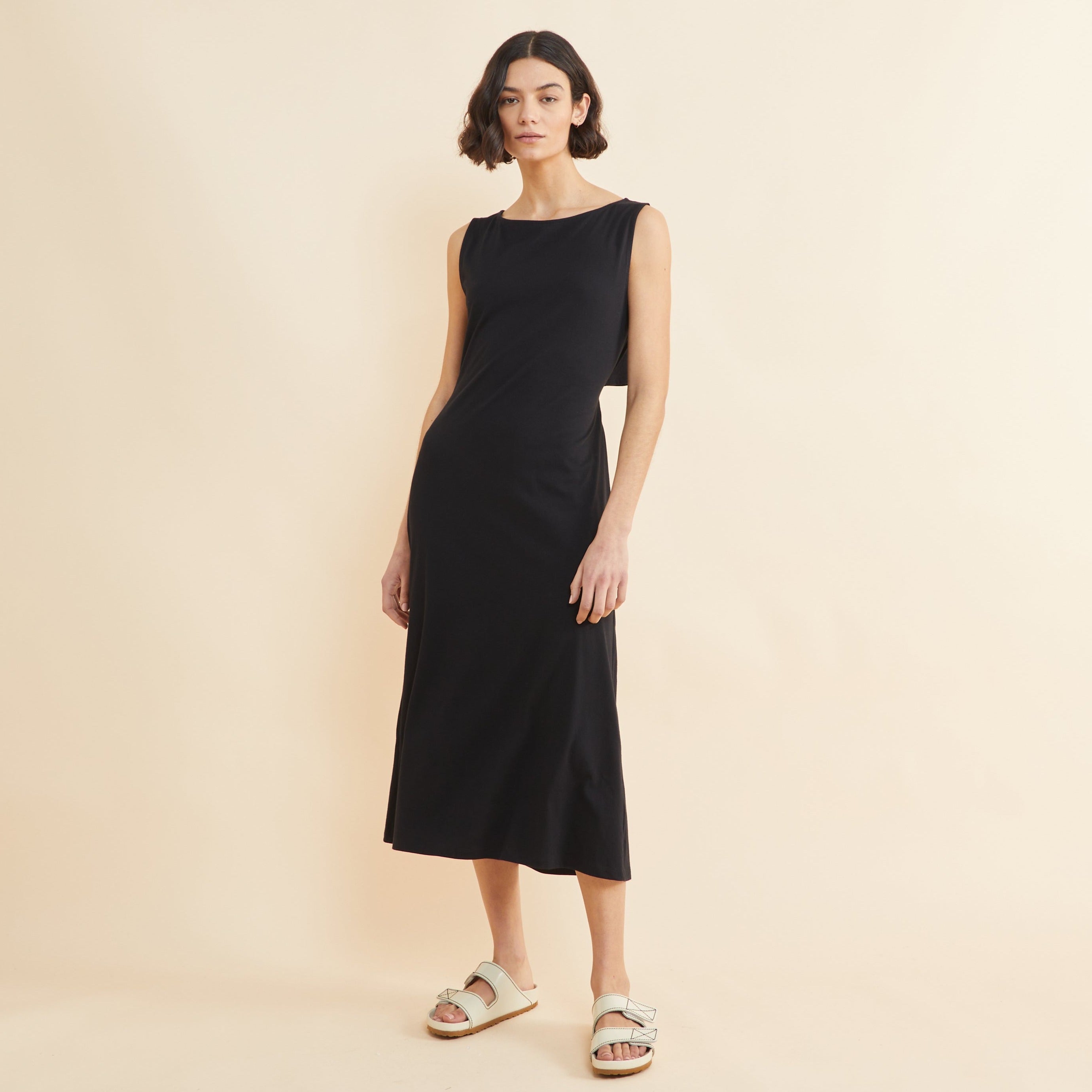 Re-Loved  Jersey Open Back Dress - Size 18